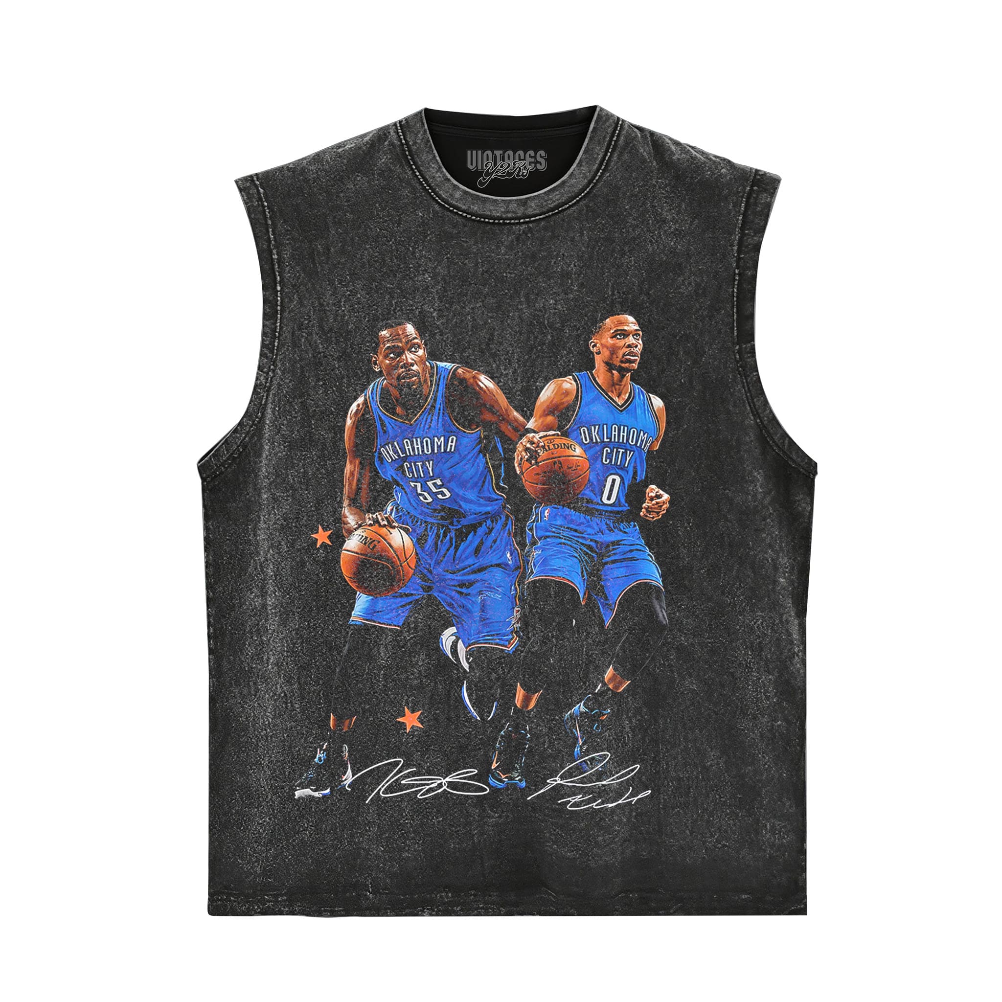 RUSSELL WESTBROOK & KEVIN DURANT TANK TOP & TEE & LONG SLEEVE & LAYERED LS & HOODIE