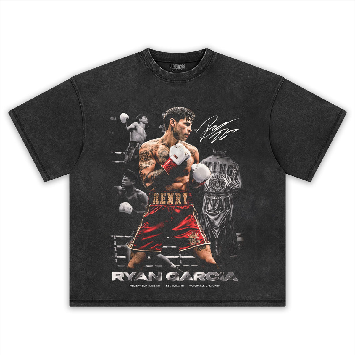 RYAN GARCIA - KING RYAN SIGNATURE TANK TOP & TEE & LONG SLEEVE & LAYERED LS & HOODIE