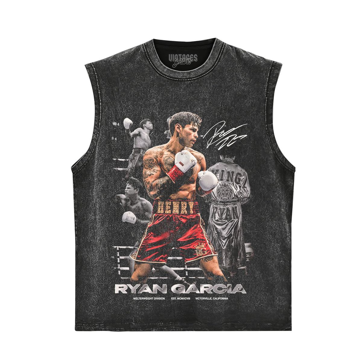 RYAN GARCIA - KING RYAN SIGNATURE TANK TOP & TEE & LONG SLEEVE & LAYERED LS & HOODIE