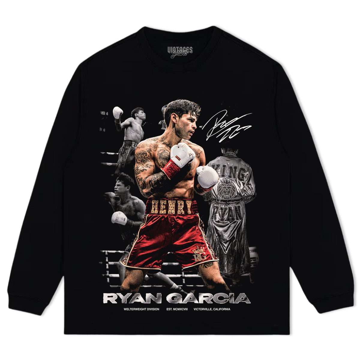 RYAN GARCIA - KING RYAN SIGNATURE TANK TOP & TEE & LONG SLEEVE & LAYERED LS & HOODIE