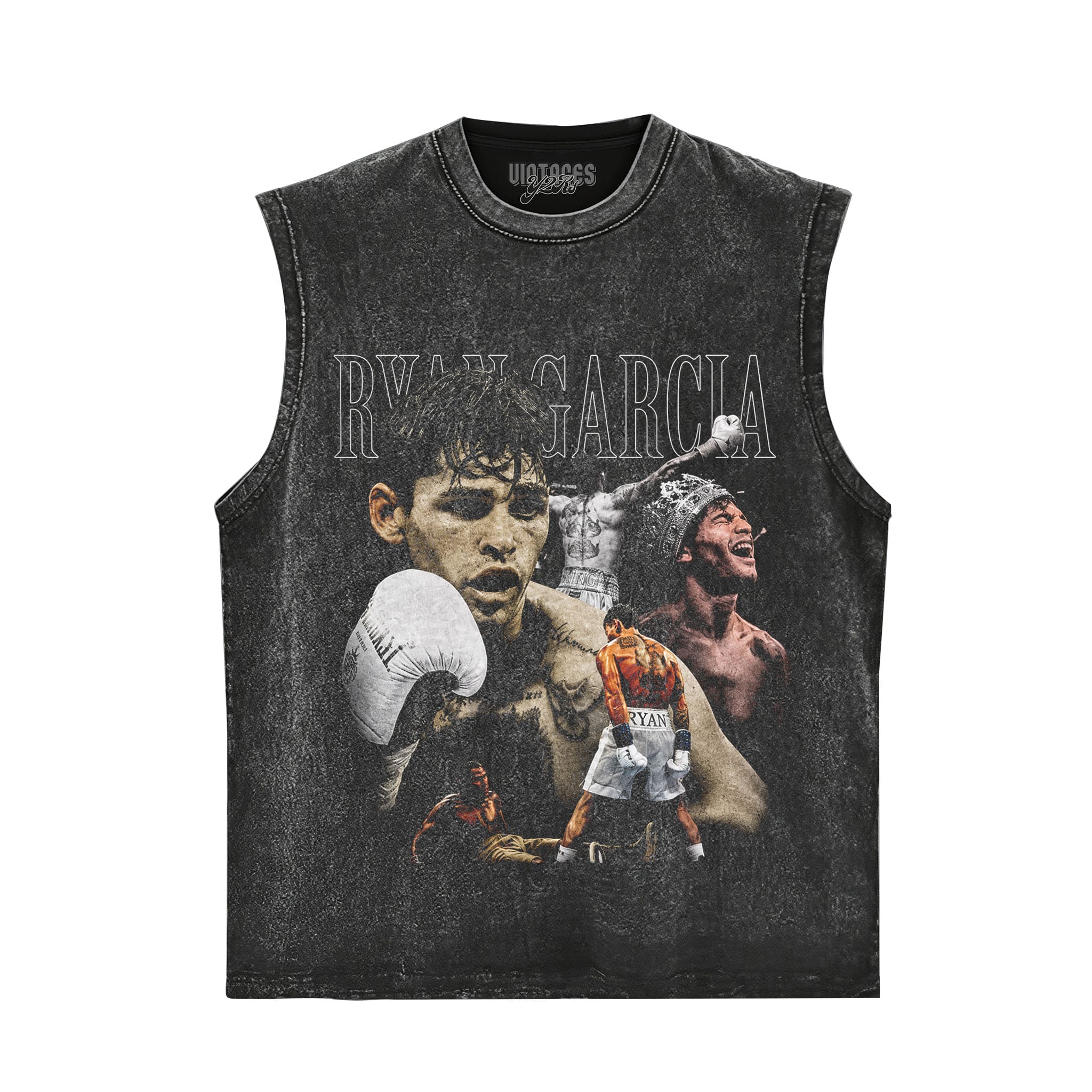 RYAN GARCIA VINTAGE BOXING V2 TANK TOP & TEE & LONG SLEEVE & LAYERED LS & HOODIE