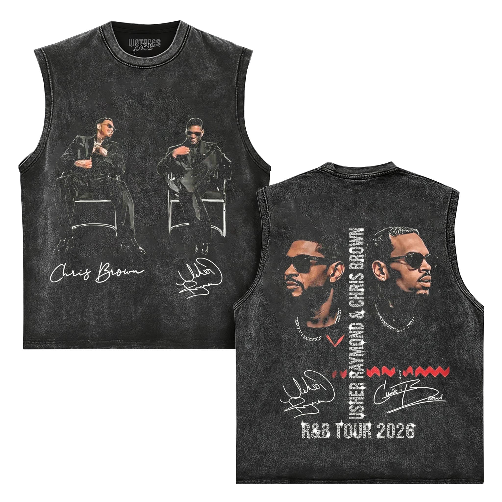 R&B TOUR 2026 - RAYMOND & CHRIS BROWN TANK TOP & TEE