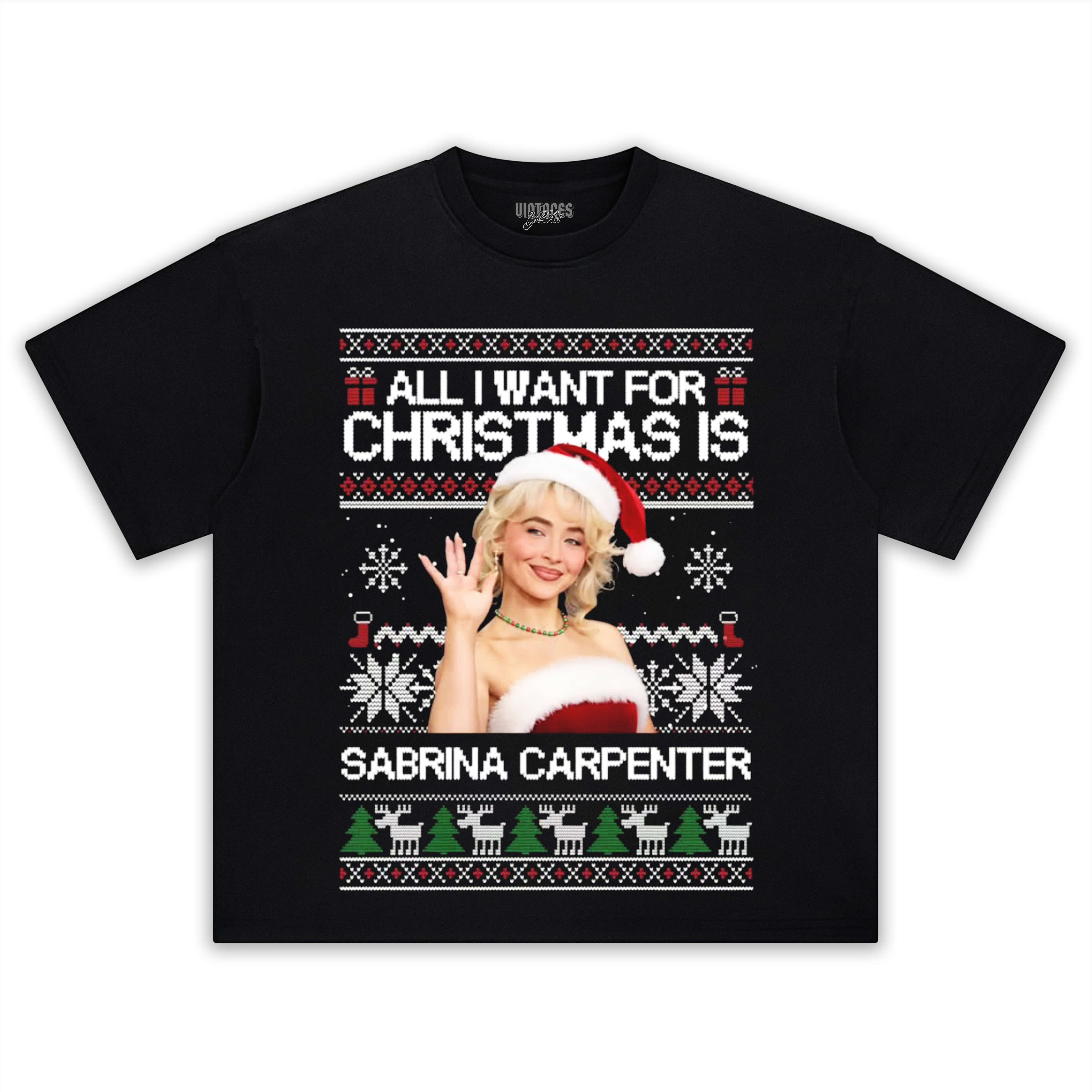 SABRINA CARPENTER CHRISTMAS STYLES TEE & LS & HOODIE