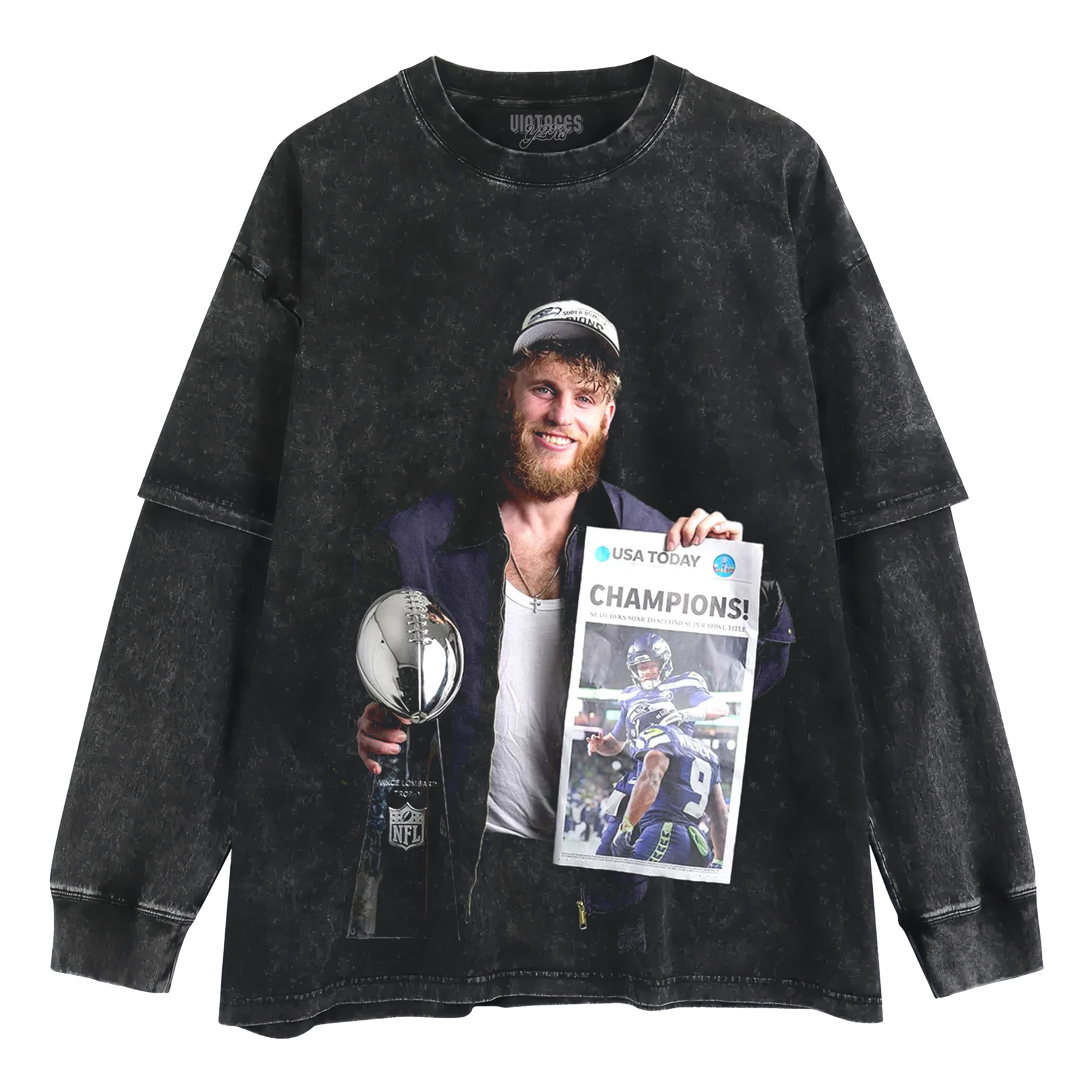 SAM DARNOLD - SUPER BOWL LX CHAMPION LAYERED LONG SLEEVE