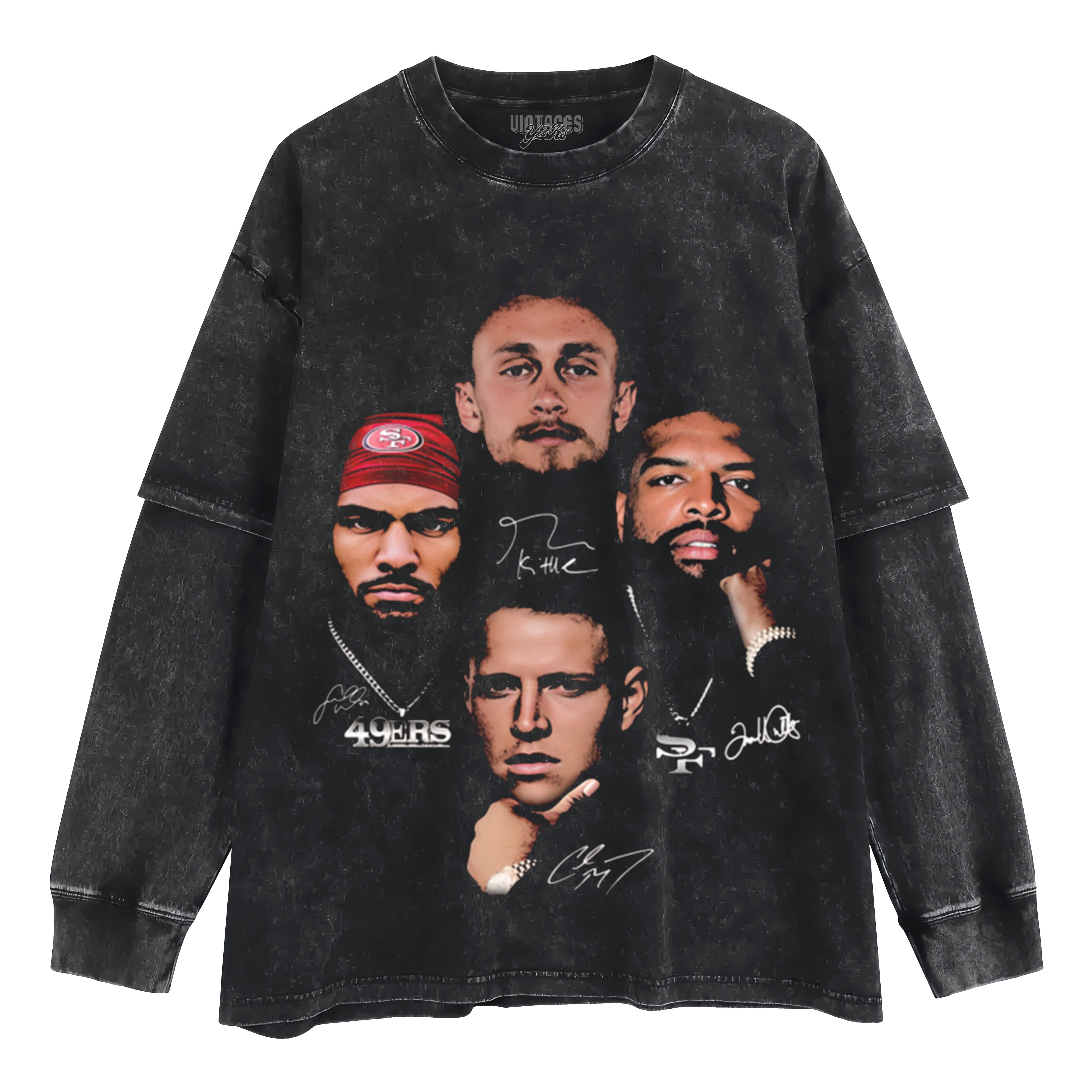 SAN FRANCISCO NINER GANG ROW LAYERED LONG SLEEVE