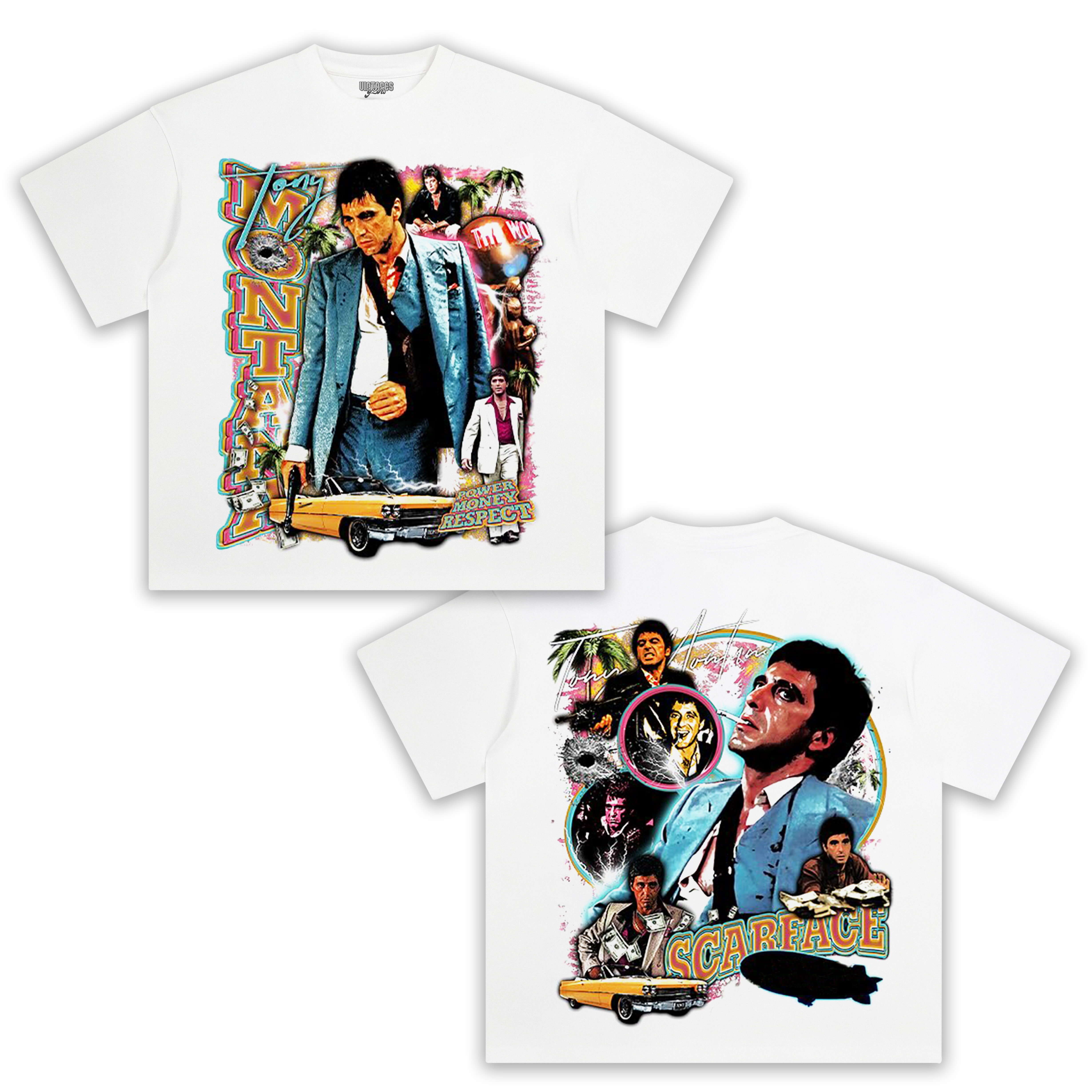 SCARFACE 90S VINTAGE V2 TEE