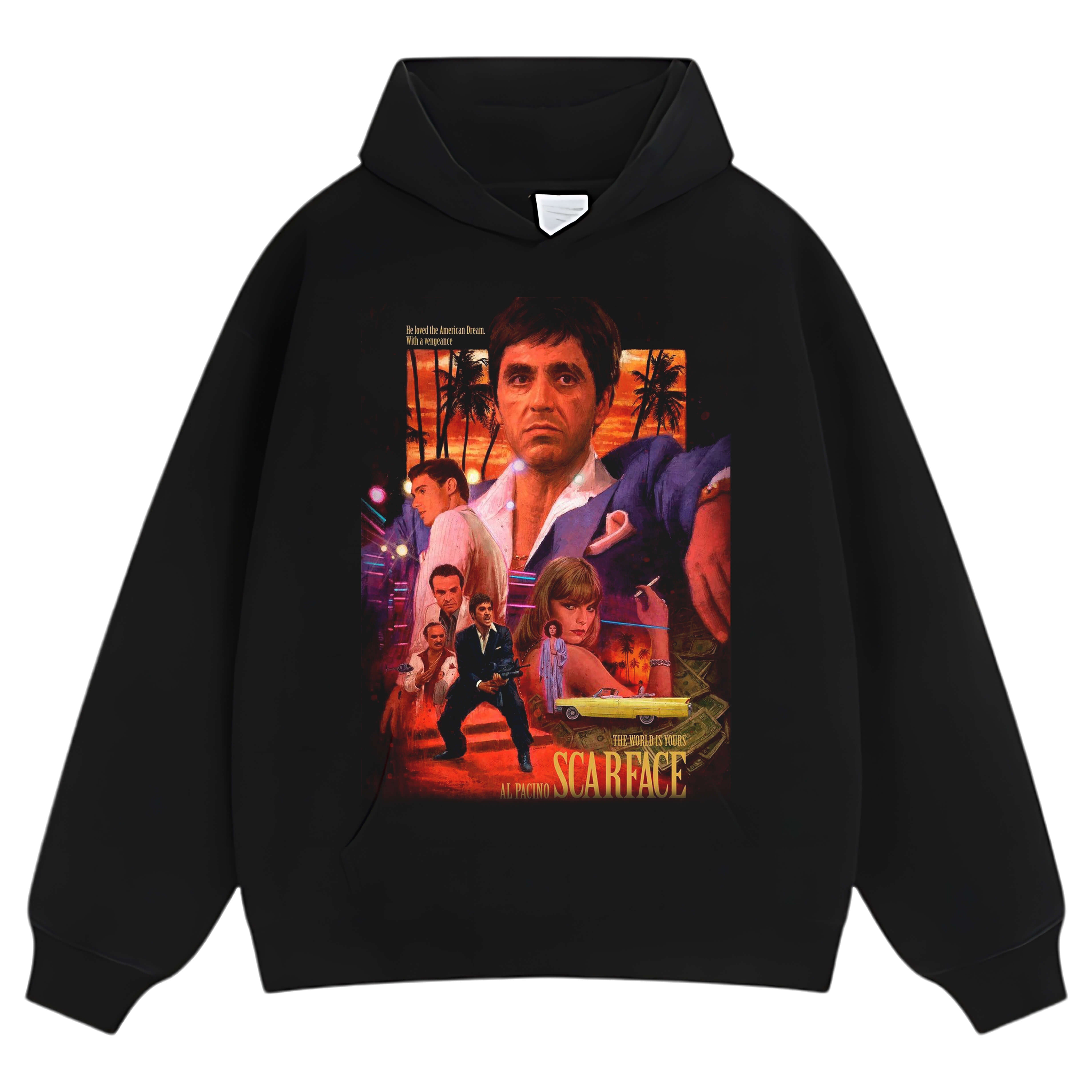 SCARFACE PUZZLE POSTER TEE & LS & HOODIE