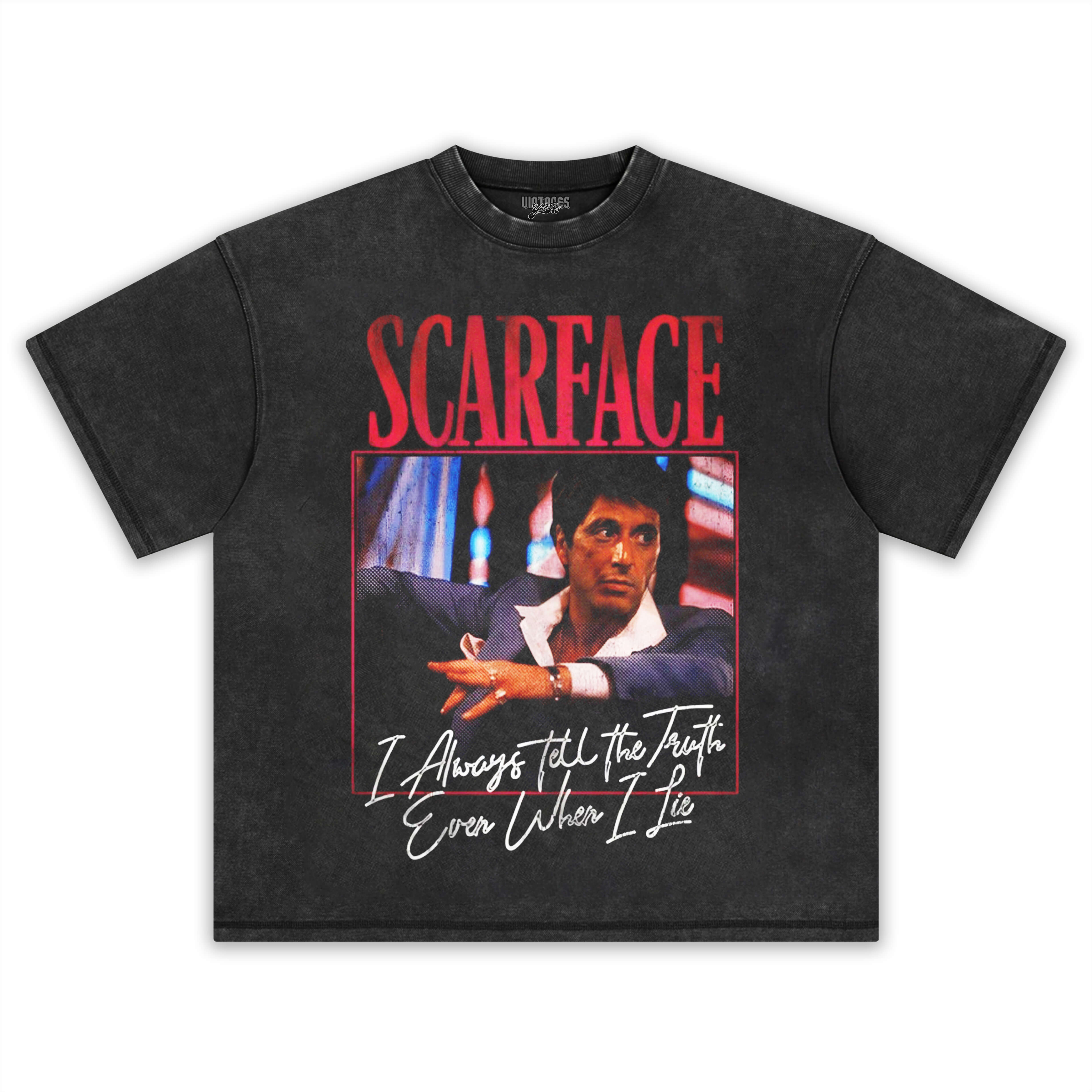 SCARFACE PUZZLE POSTER V1 TEE & LS & HOODIE