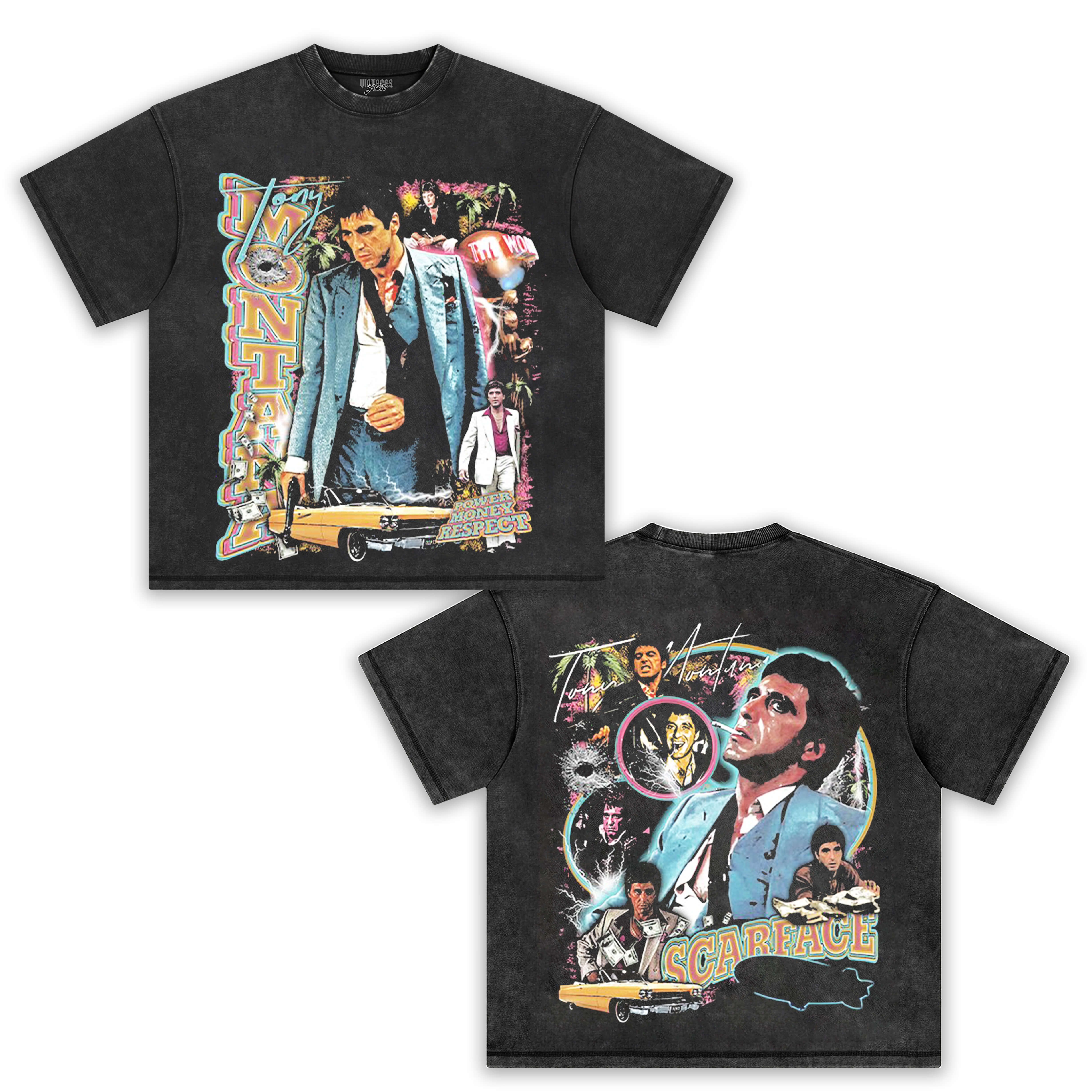 SCARFACE 90S VINTAGE V2 TEE
