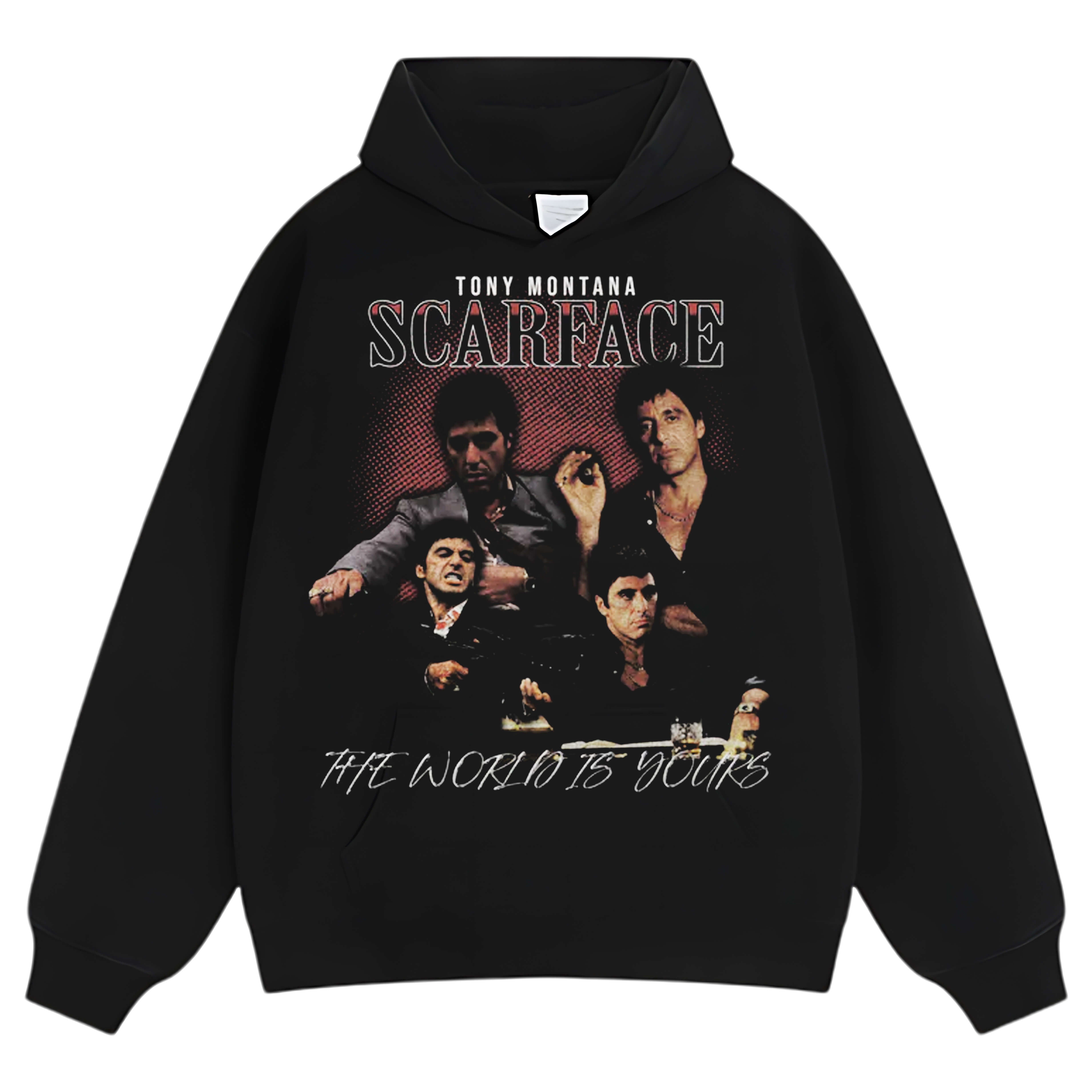 SCARFACE & THE WORLD IS YOURS V2 TEE & LS & HOODIE