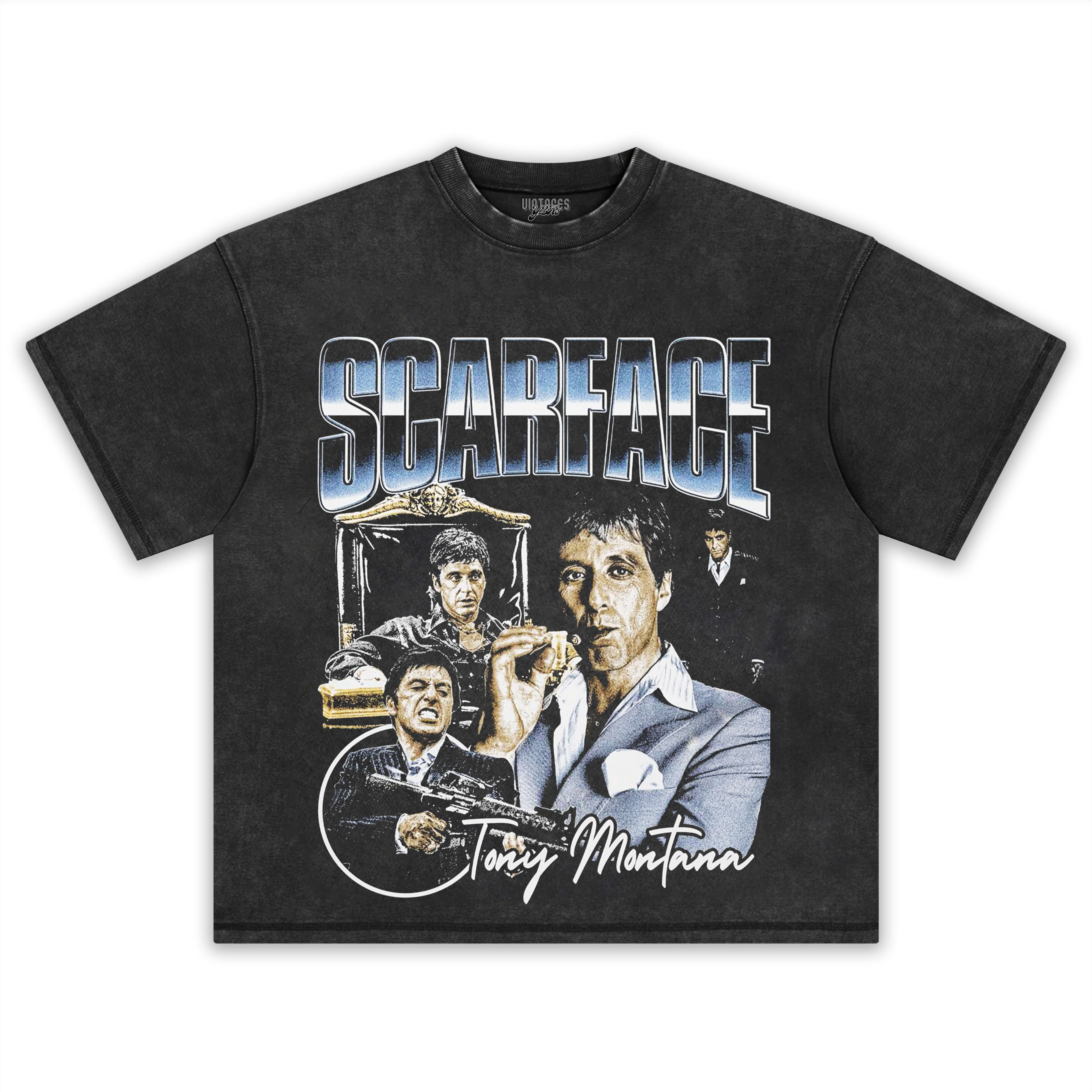 SCARFACE & THE WORLD IS YOURS V4 TEE & LS & HOODIE