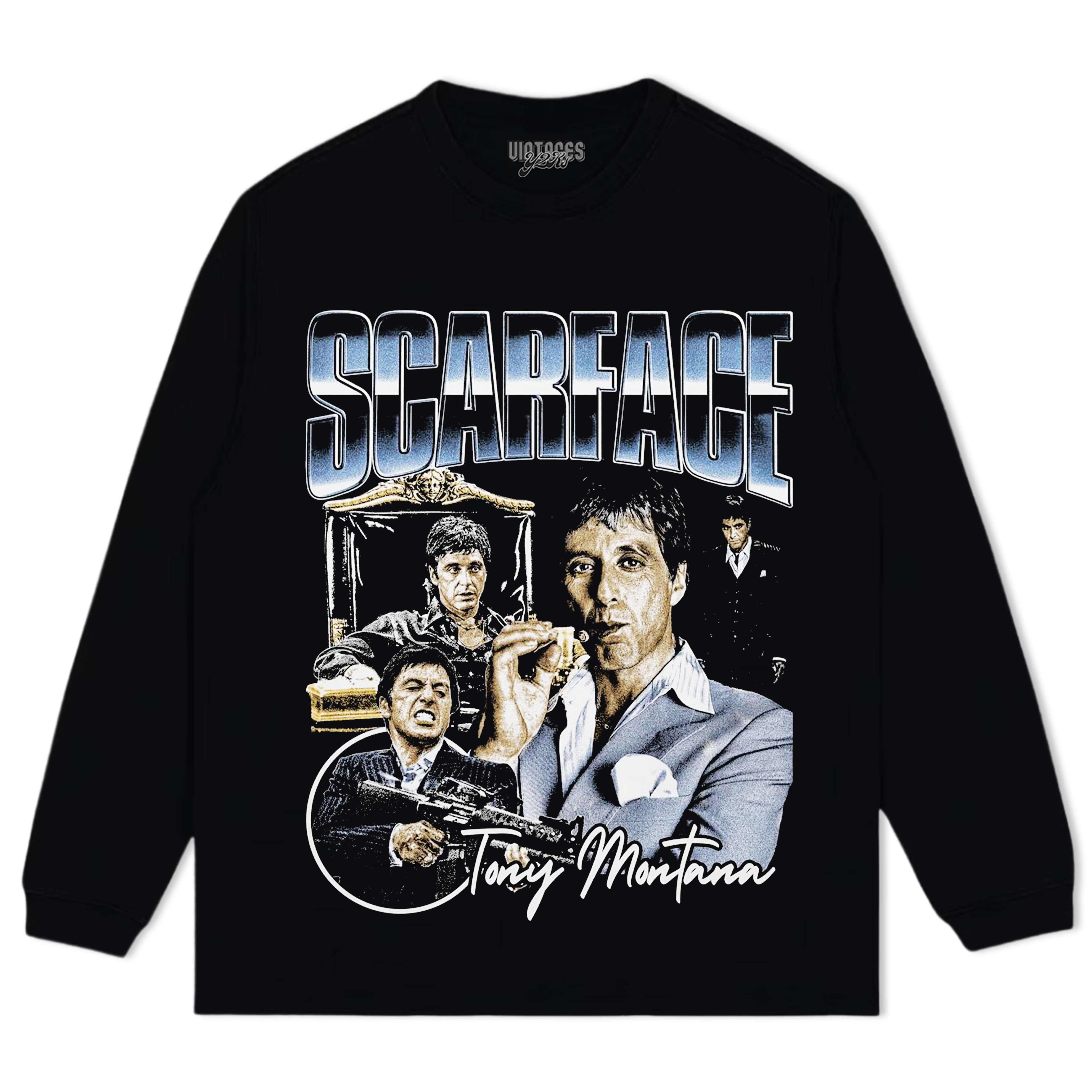 SCARFACE & THE WORLD IS YOURS V4 TEE & LS & HOODIE