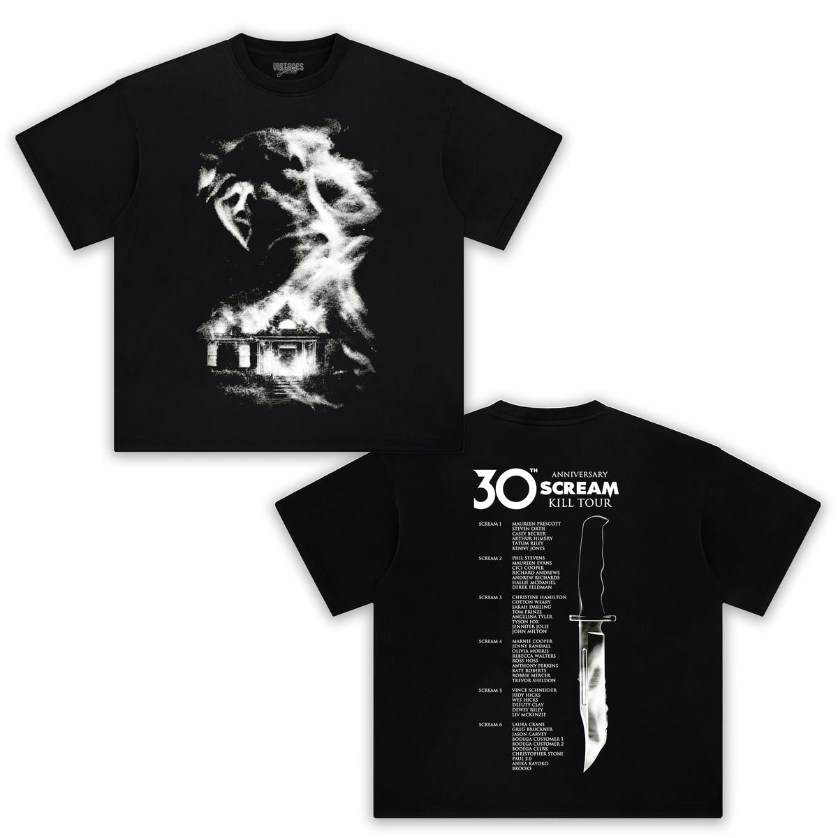 SCREAM 30TH ANNIVERSARY KILL TOUR TEE