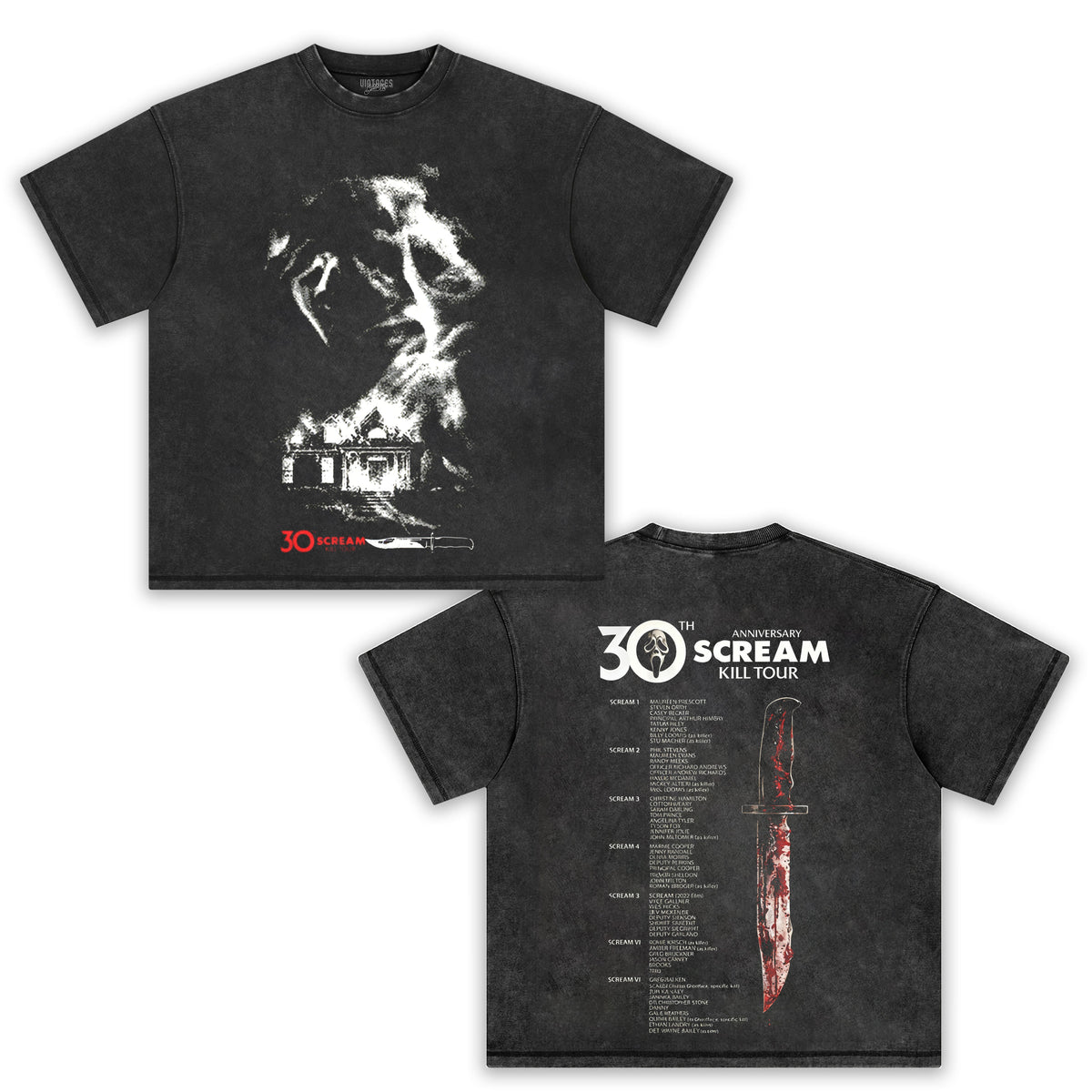 SCREAM 30TH ANNIVERSARY KILL TOUR V2 TEE
