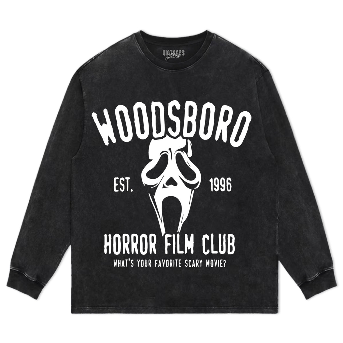 SCREAM 7 - WOODSBORO HORROR FILM CLUB SCREAM TEE & LS & HOODIE