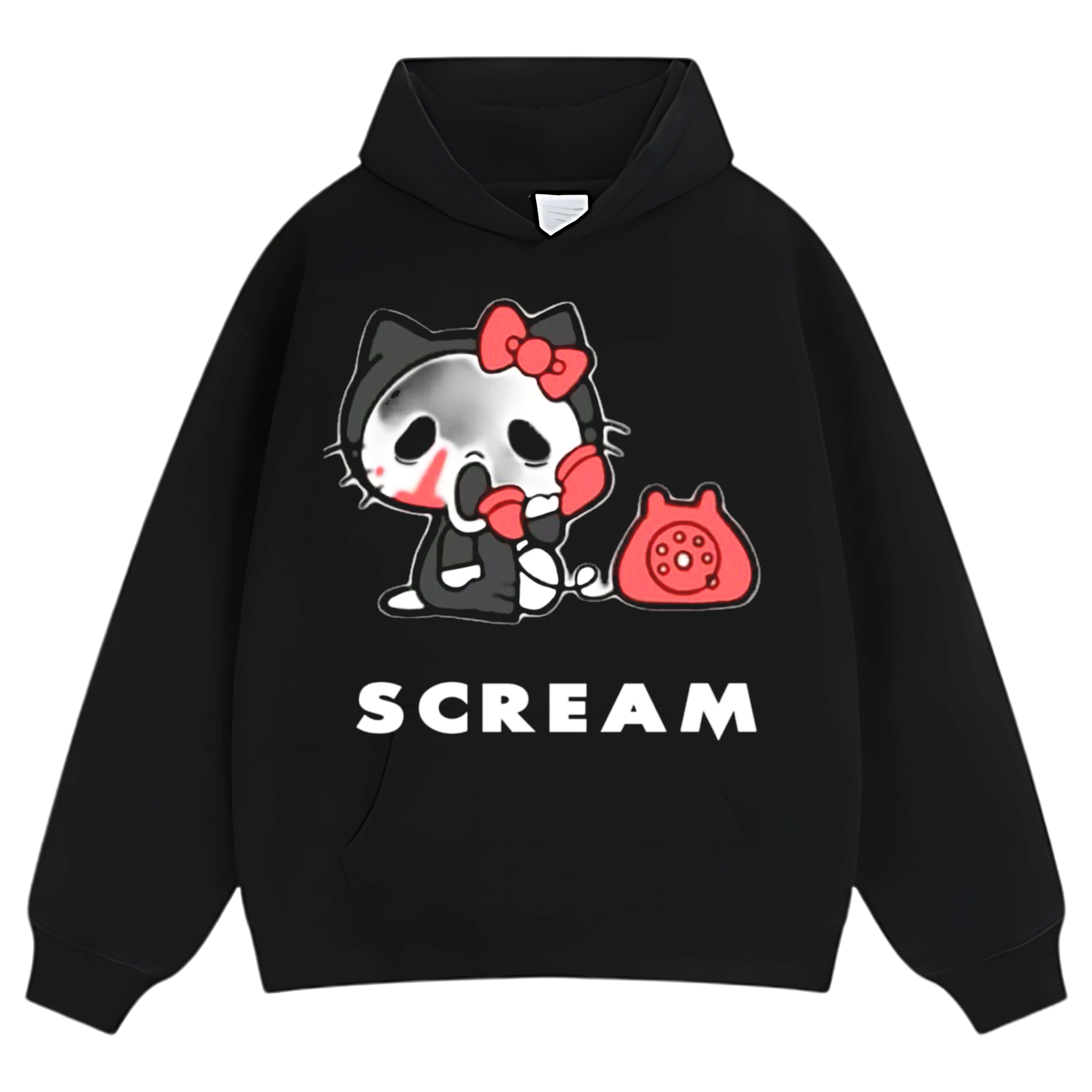SCREAM & HELLO KITTY TEE & LS & HOODIE