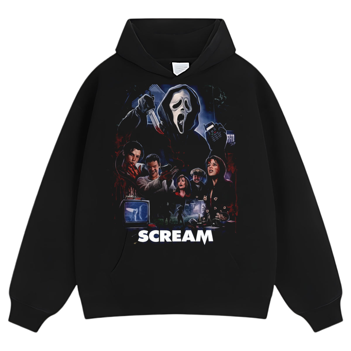 SCREAM HORROR MOVIE TEE & LS & HOODIE