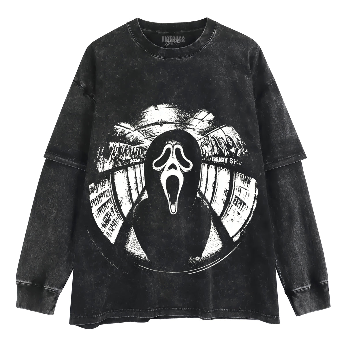 SCREAM HORROR MOVIE V2 LAYERED LONG SLEEVE