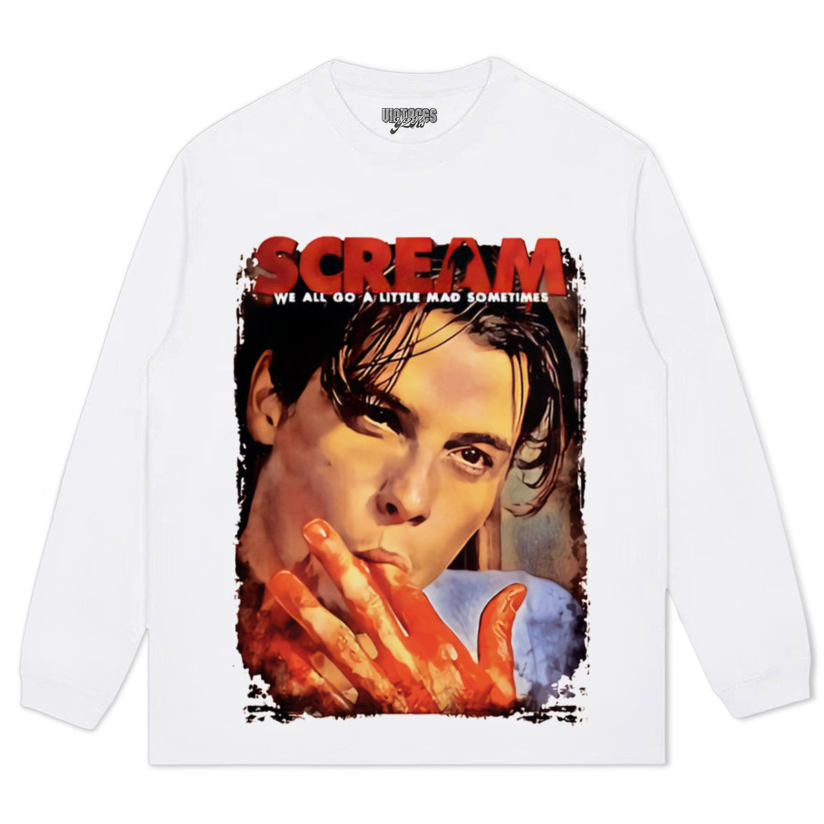 SCREAM MOVIE B ILLY LOOMIS SKEET ULRICH ESSENTIAL - ABO TIZ TEE & LS & HOODIE