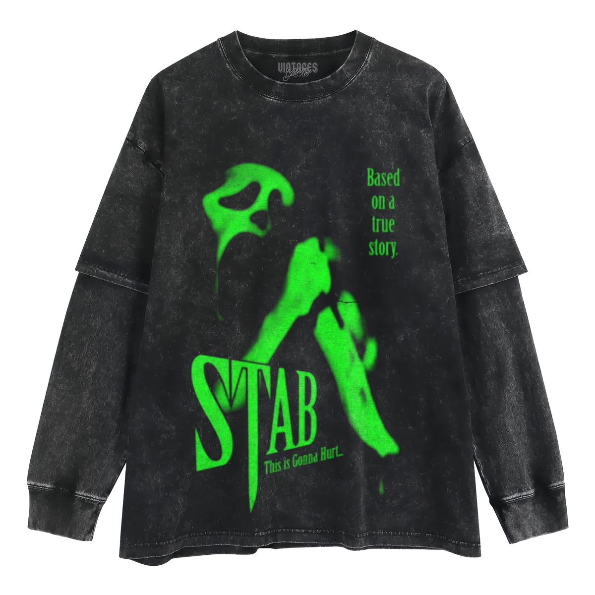 SCREAM STAB MOVIE LAYERED LONG SLEEVE