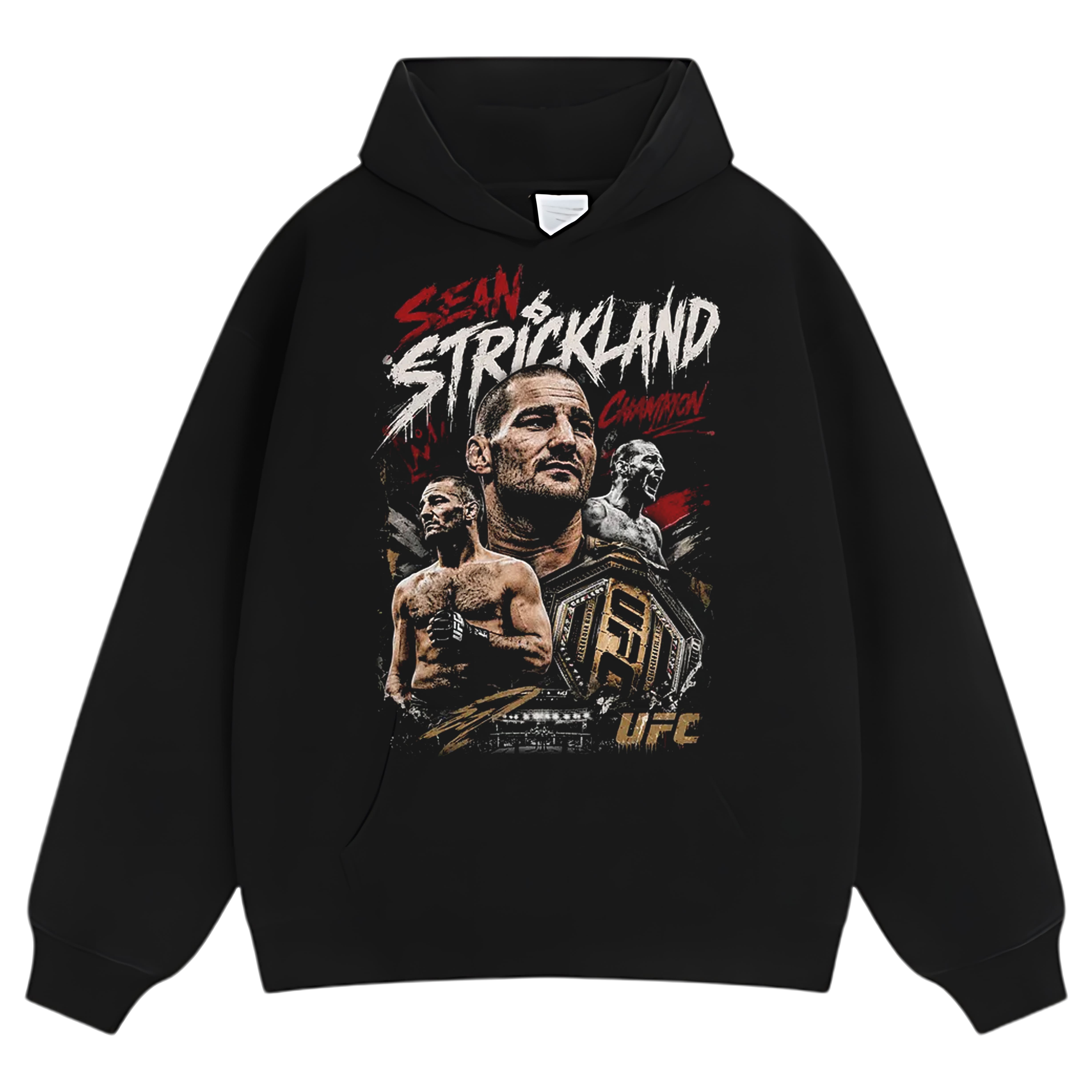 SEAN STRICKLAND CHAMPION V2 TANK TOP & TEE & LONG SLEEVE & LAYERED LS & HOODIE