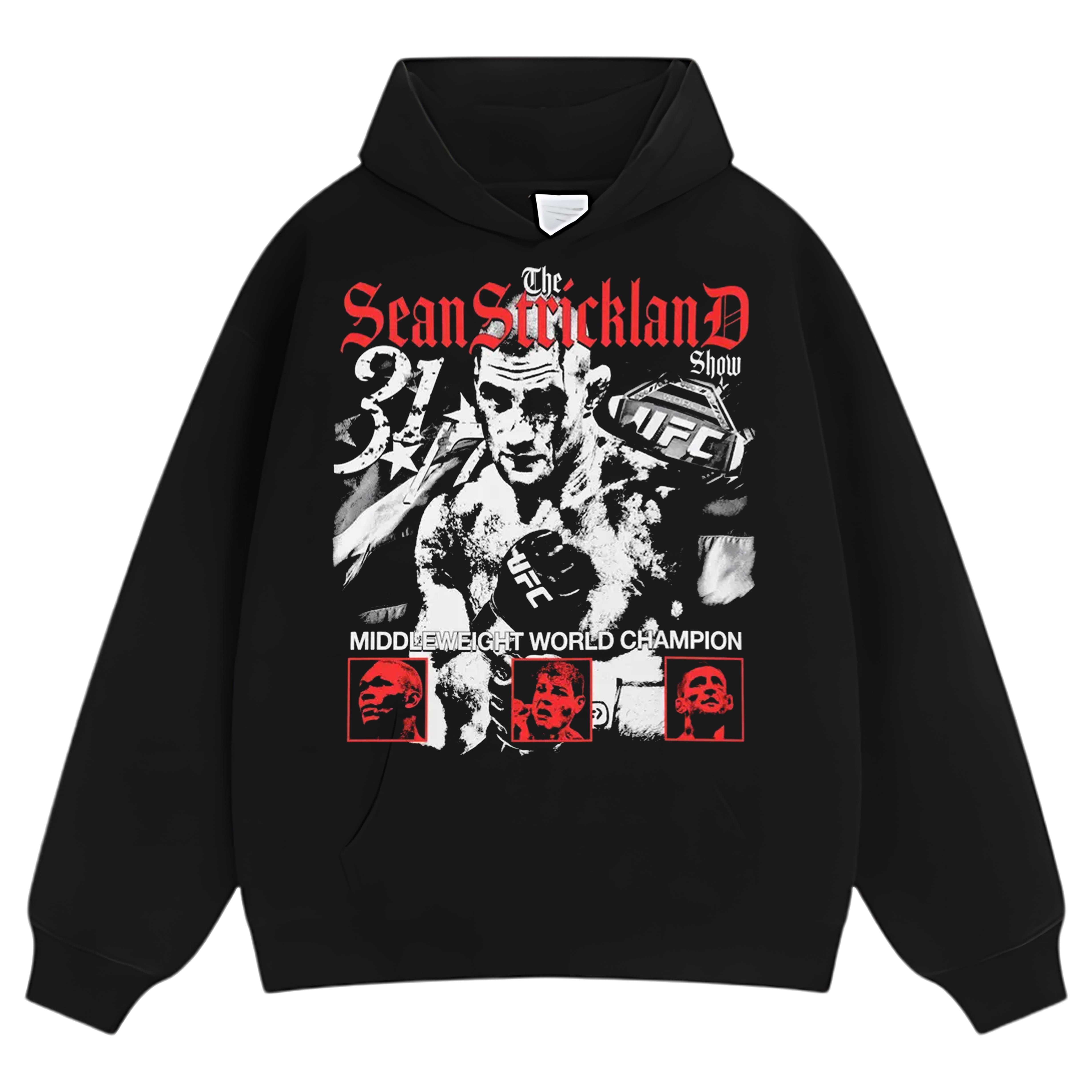 SEAN STRICKLAND FIGHTER TANK TOP & TEE & LONG SLEEVE & LAYERED LS & HOODIE