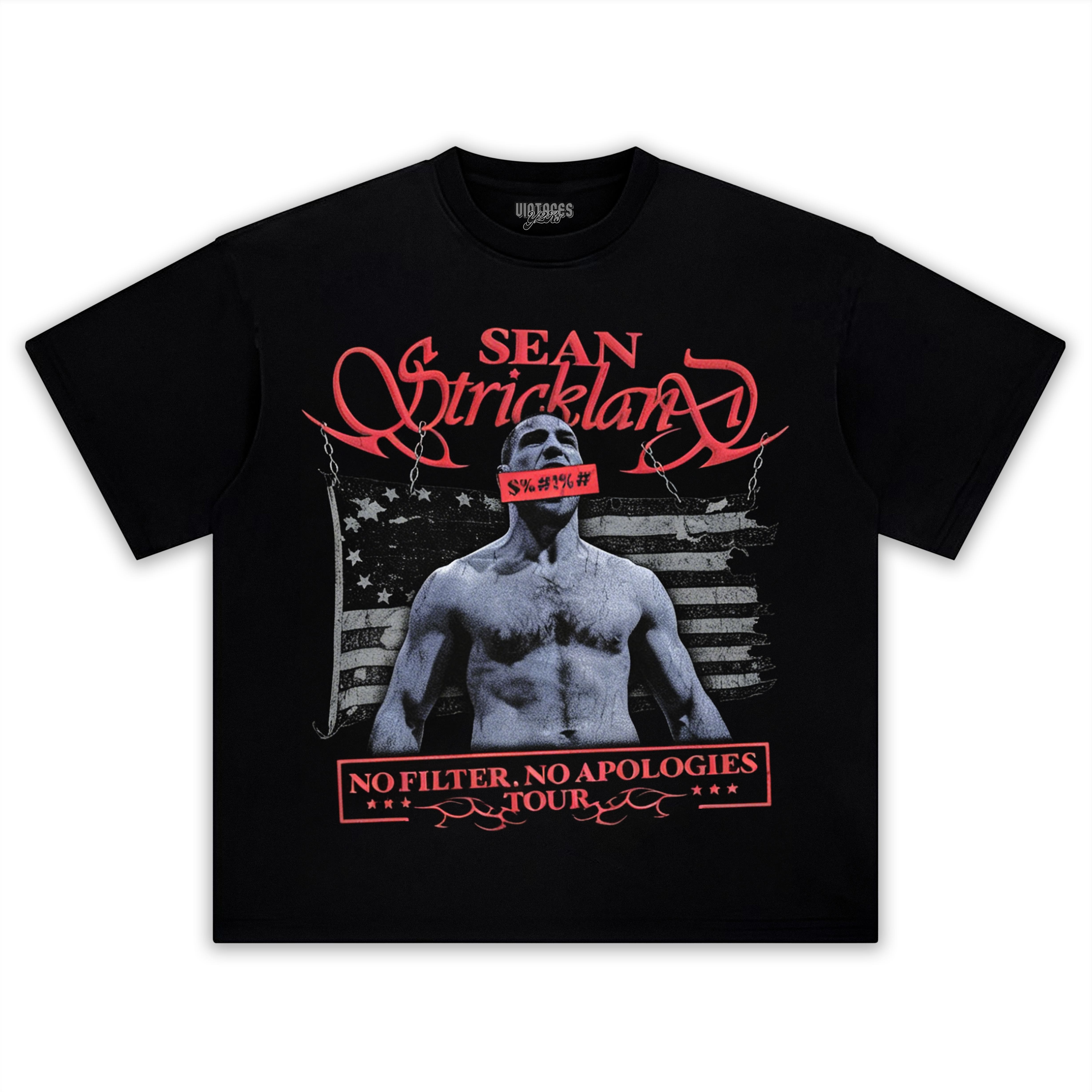 SEAN STRICKLAND NO FILTER TOUR TANK TOP & TEE & LONG SLEEVE & LAYERED LS & HOODIE