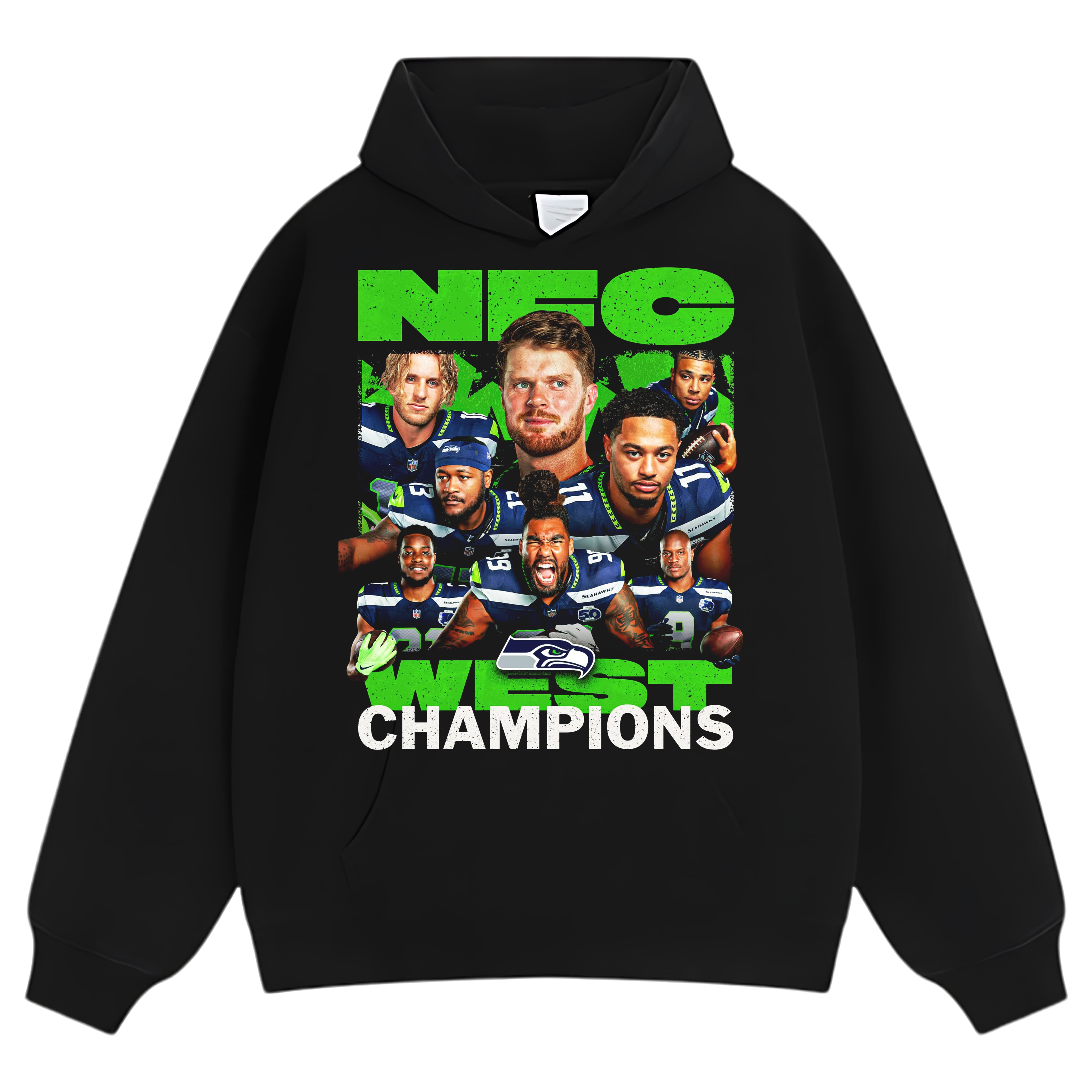 SEATTLE SEAHAWKS WINNING THE NFC WEST TEE & LS & HOODIE