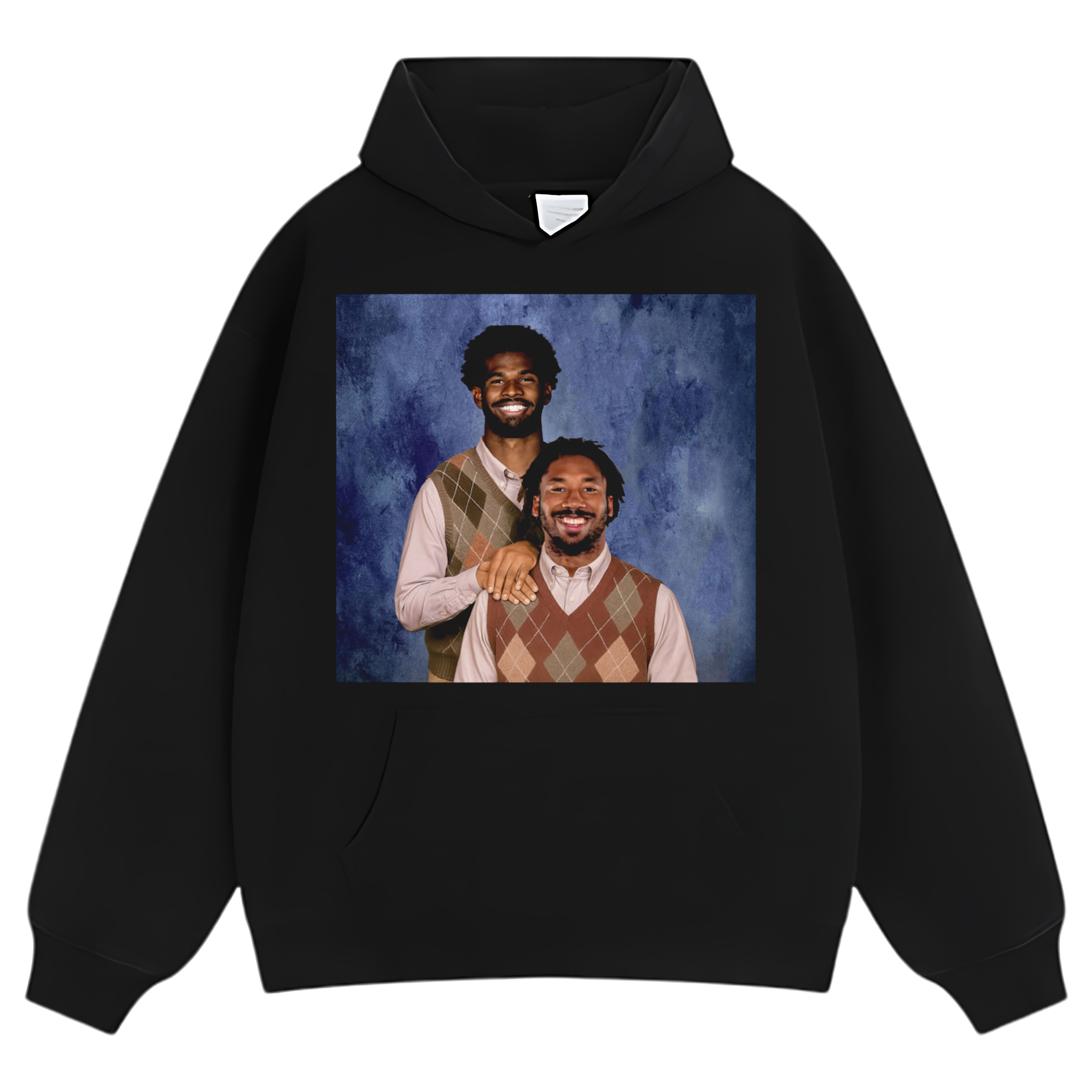 SHEDEUR SANDERS & MYLES GARRETT CLEVELAND STEP BROS TEE & LS & HOODIE