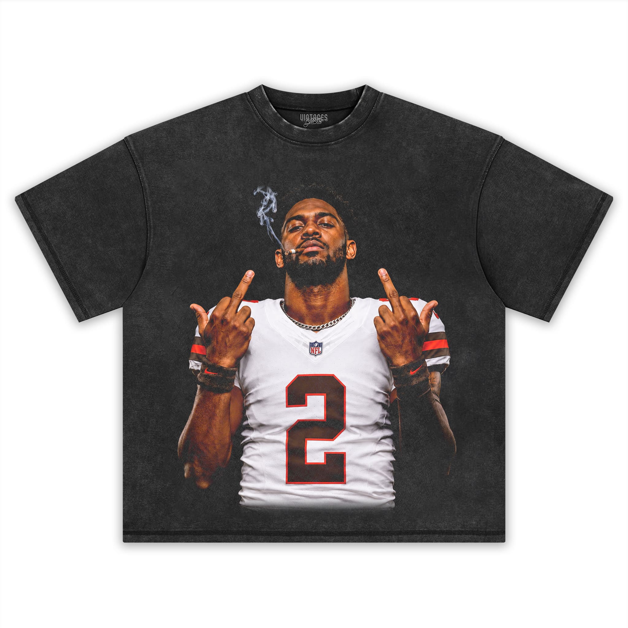 SHEDEUR SANDERS - MIDDLE FINGER TANK TOP & TEE & LONG SLEEVE & LAYERED LS & HOODIE