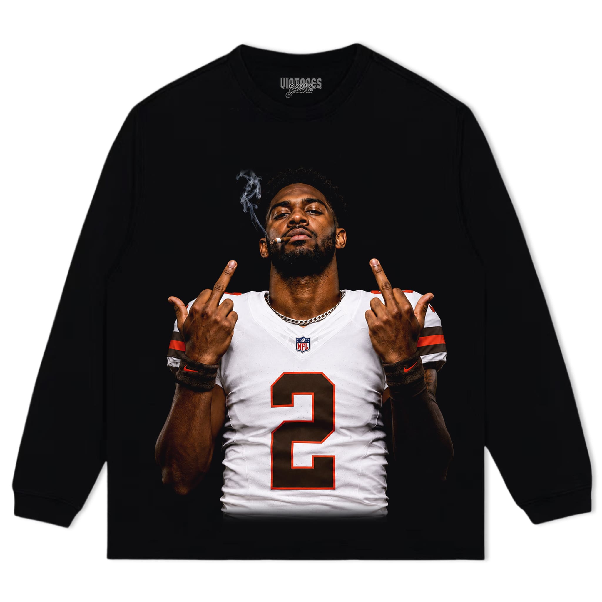 SHEDEUR SANDERS - MIDDLE FINGER TANK TOP & TEE & LONG SLEEVE & LAYERED LS & HOODIE