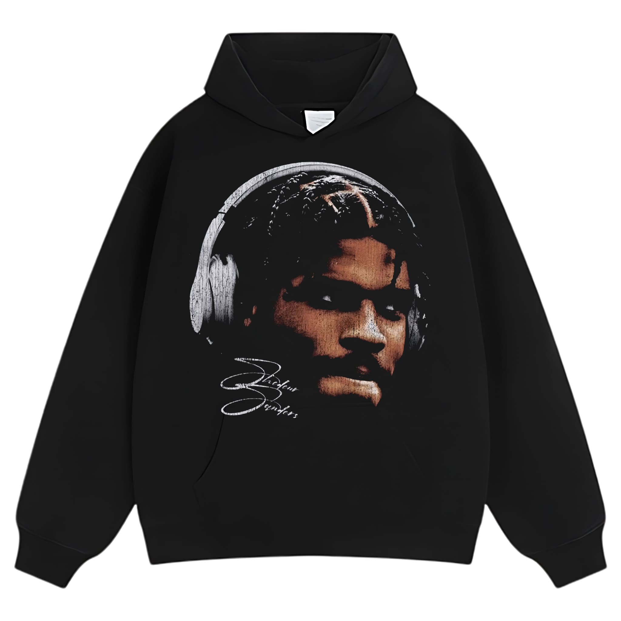 SHEDEUR SANDERS BIG FACE SIGNATURE TANK TOP & TEE & LONG SLEEVE & LAYERED LS & HOODIE