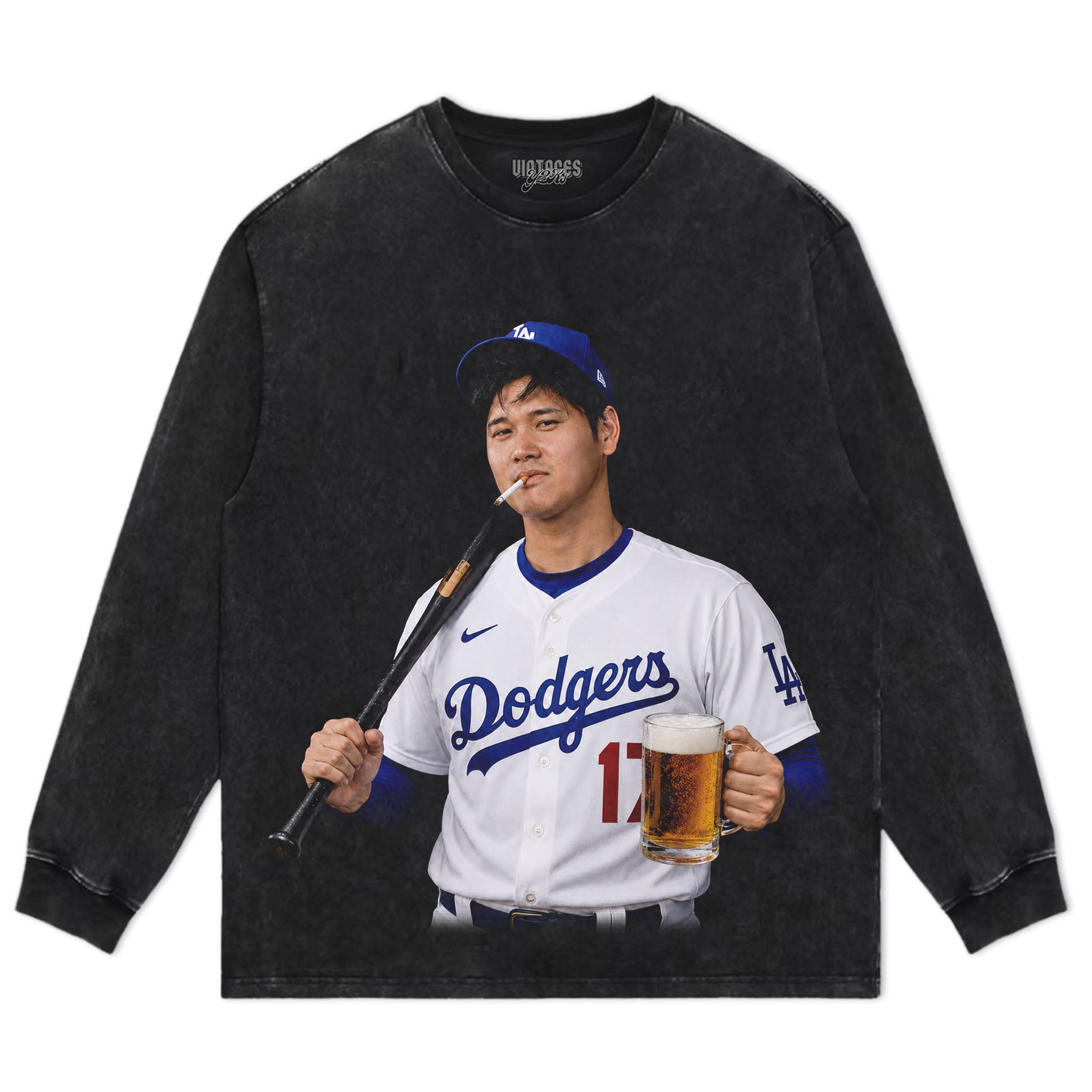 SHOHEI OHTANI SMOKE TANK TOP & TEE & LONG SLEEVE & LAYERED LS & HOODIE