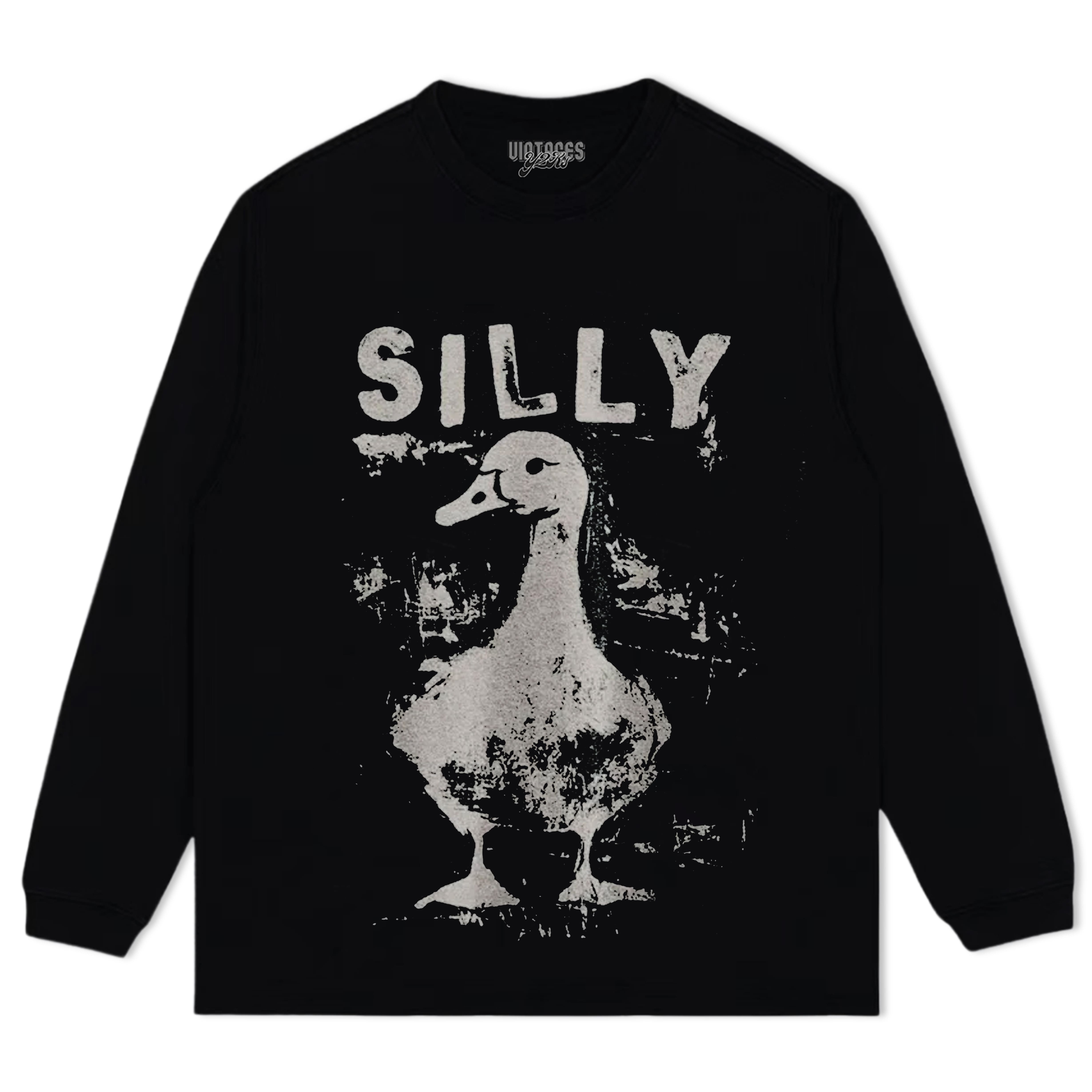 SILLY GOOSE CROP TEE & LS & HOODIE