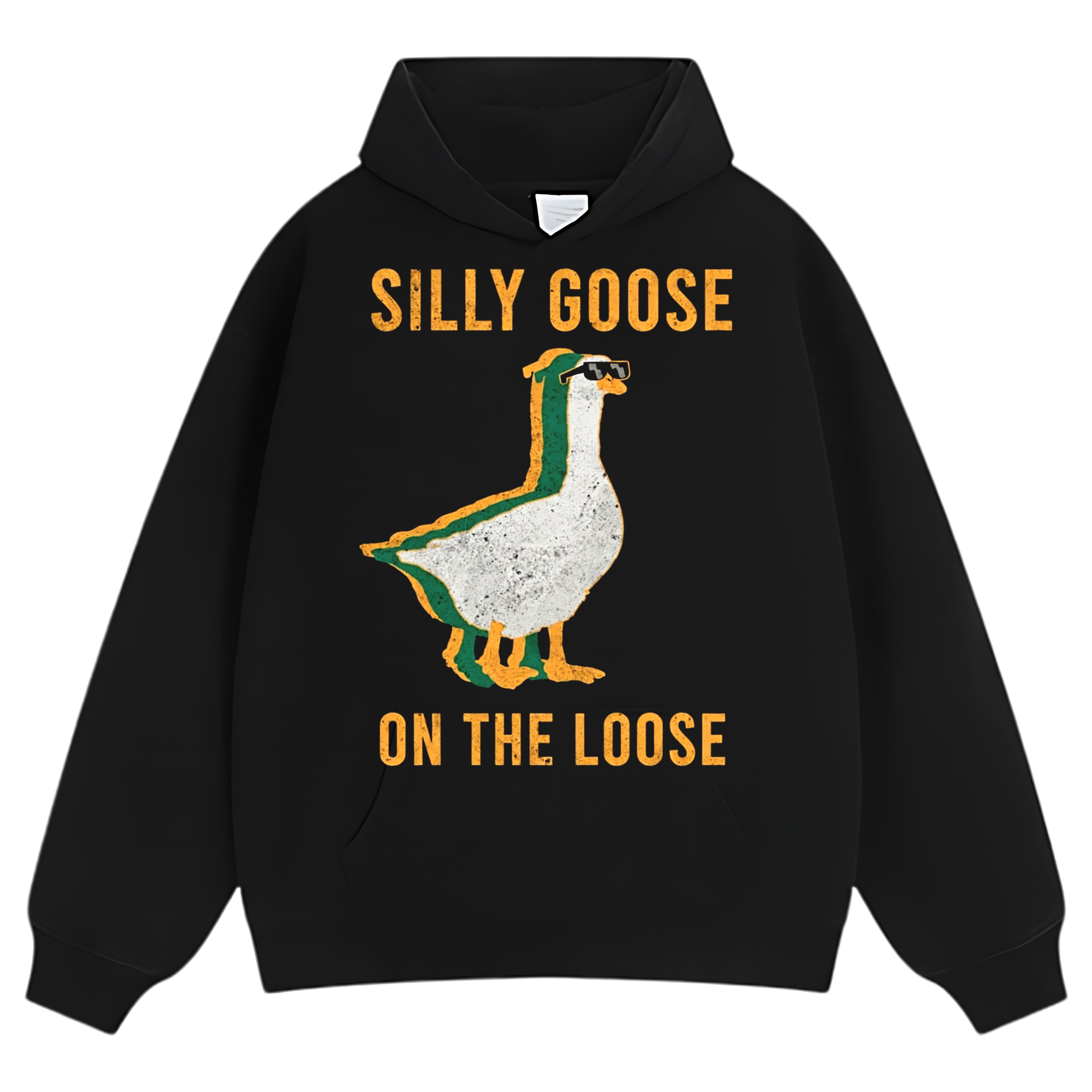 SILLY GOOSE ON THE LOOSE RETRO TEE & LS & HOODIE