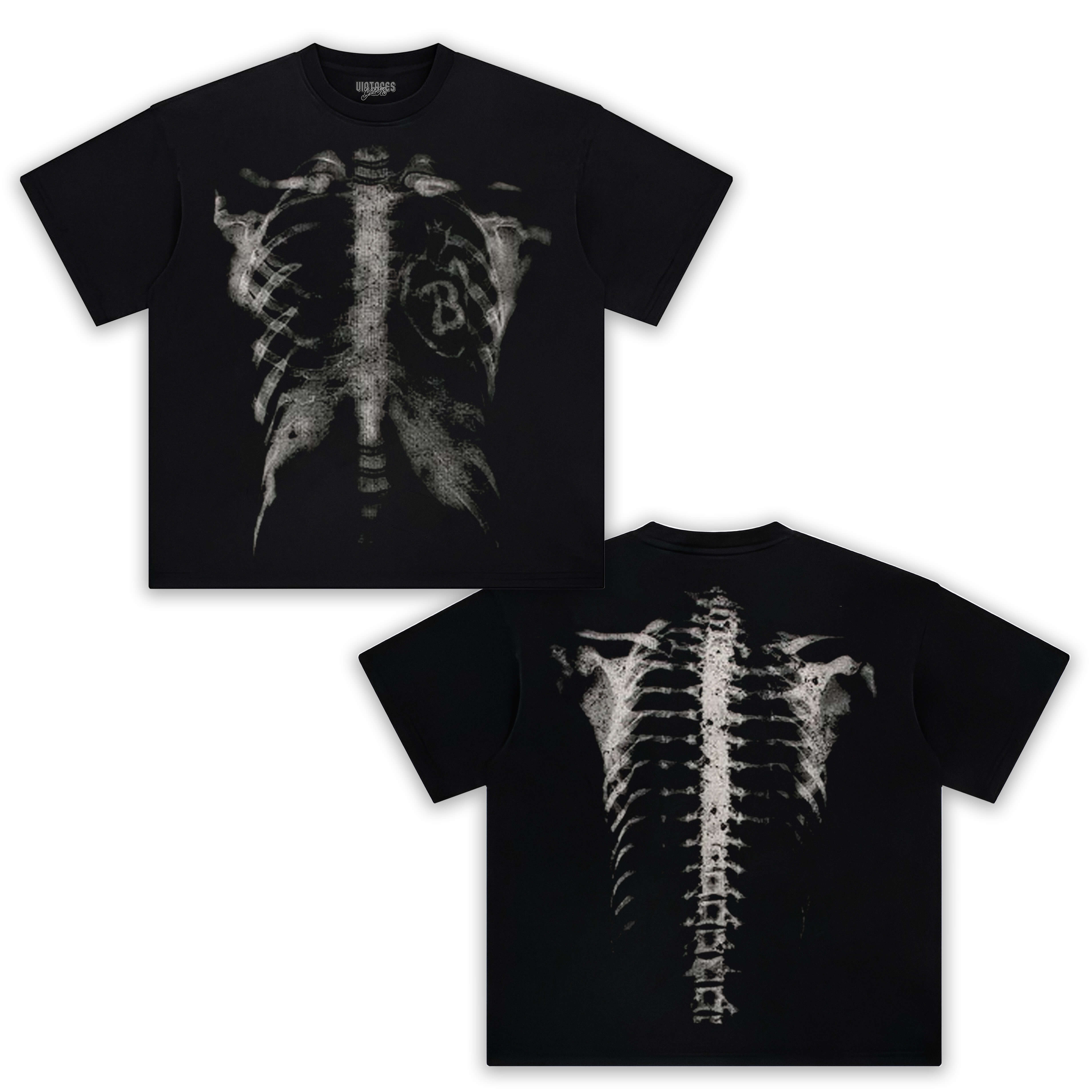 SKELETON GRAPHIC TEE & LS & HOODIE