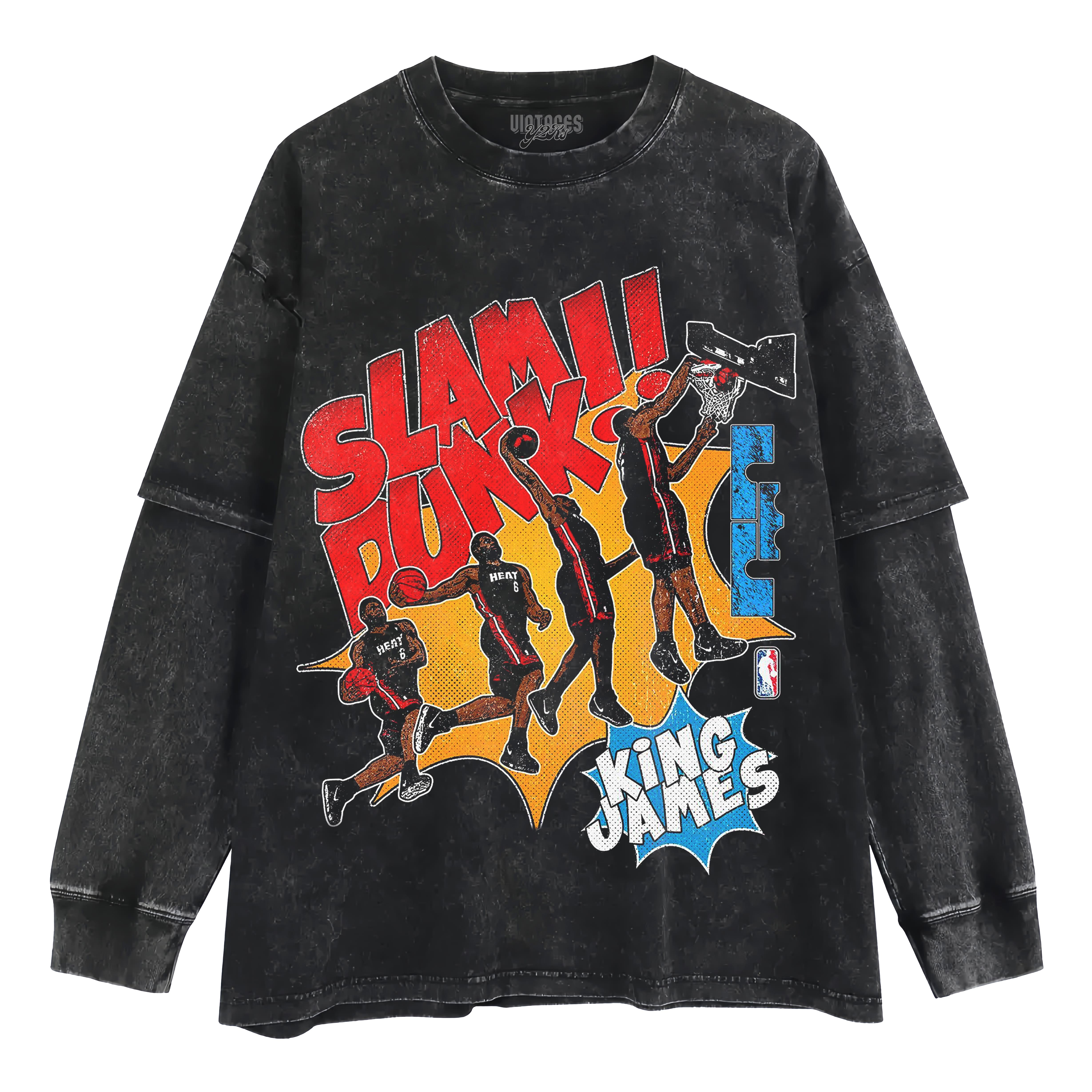 SLAM DUNK-LEBRON JAMES LAYERED LONG SLEEVE