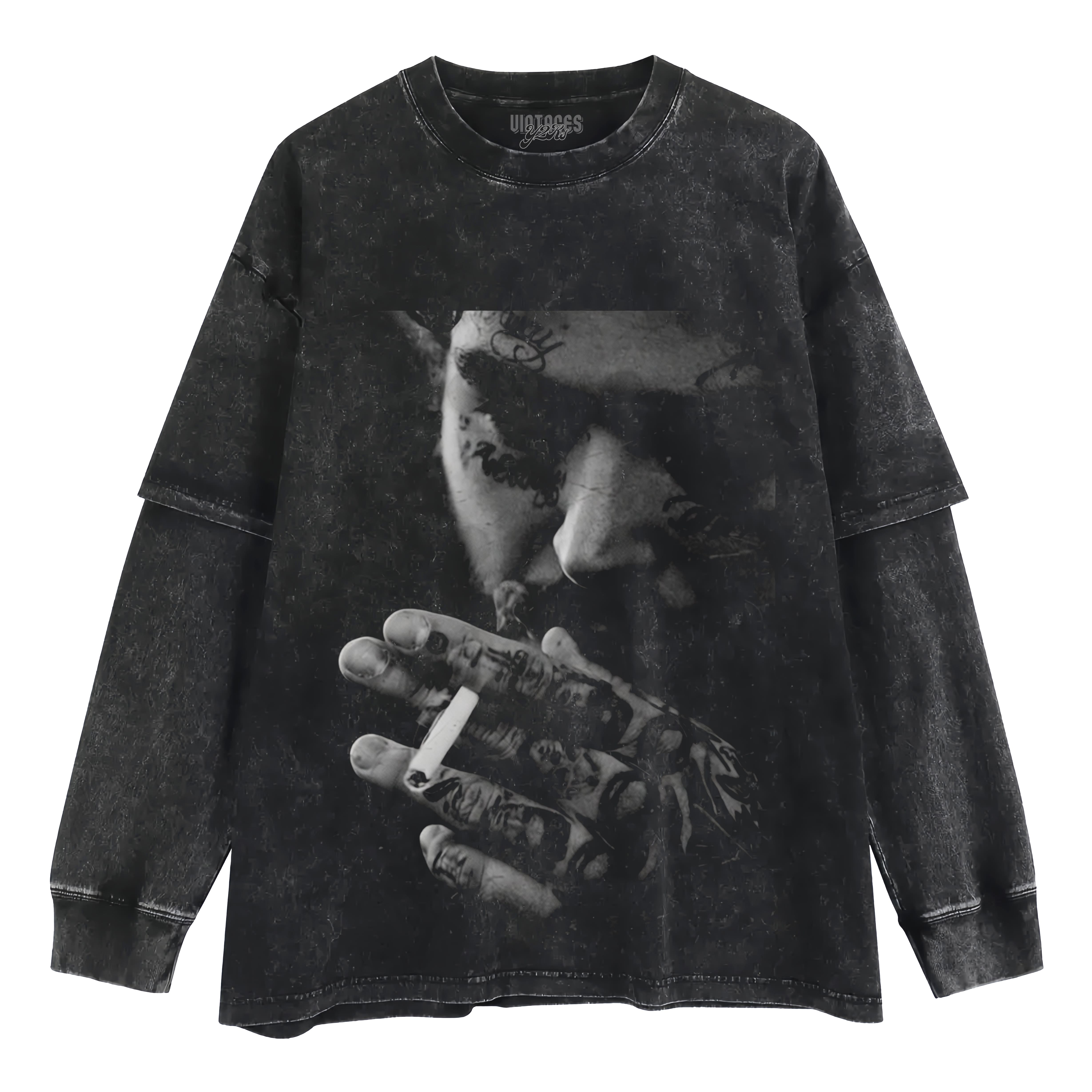 SMOKING MALONE LAYERED LONG SLEEVE