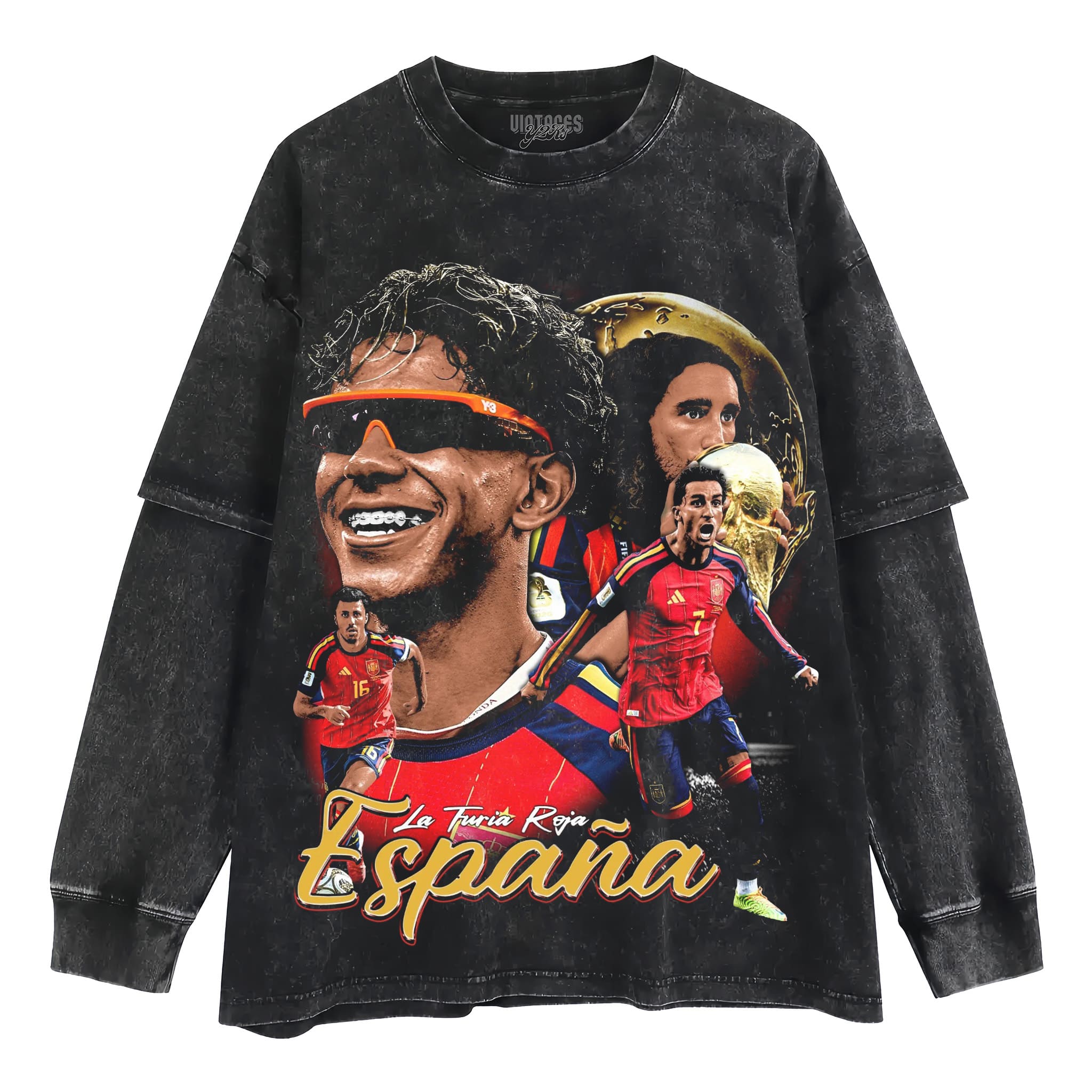 SPAIN - WC '26 CHAMPS V2 TANK TOP & TEE & LONG SLEEVE & LAYERED LS & HOODIE