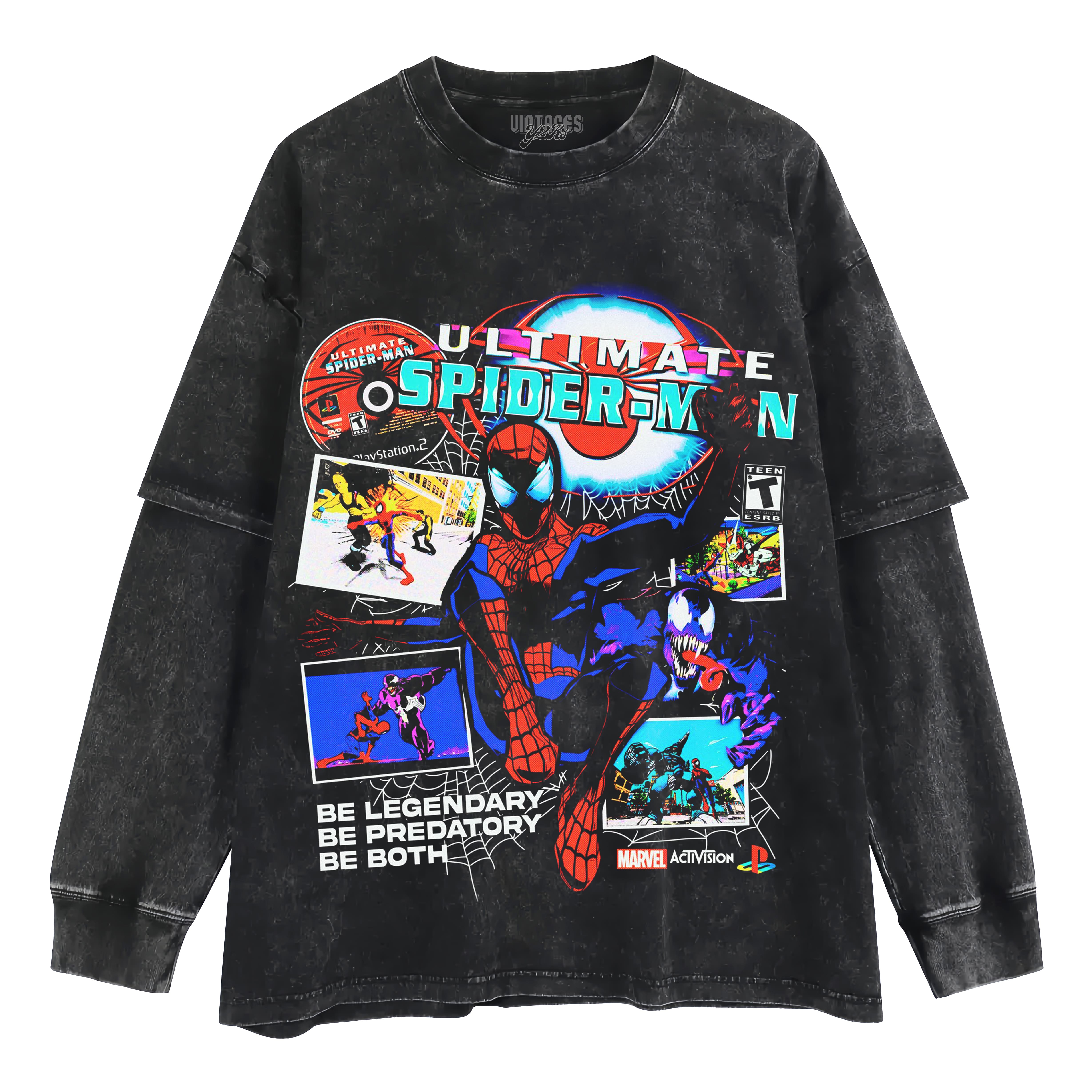 SPIDER-MAN VINTAGE 2026 LAYERED LONG SLEEVE