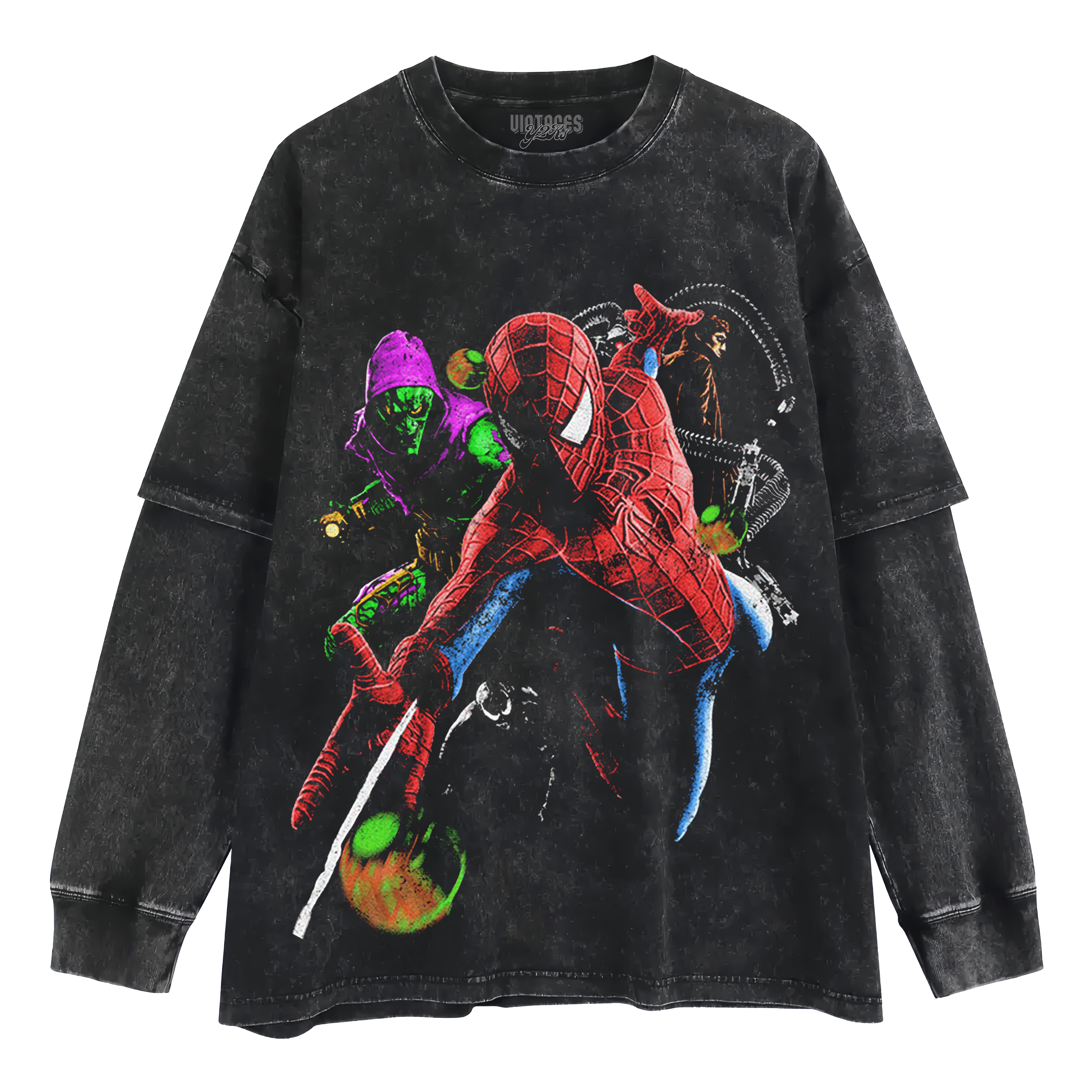 SPIDER-MAN VINTAGE V2 LAYERED LONG SLEEVE