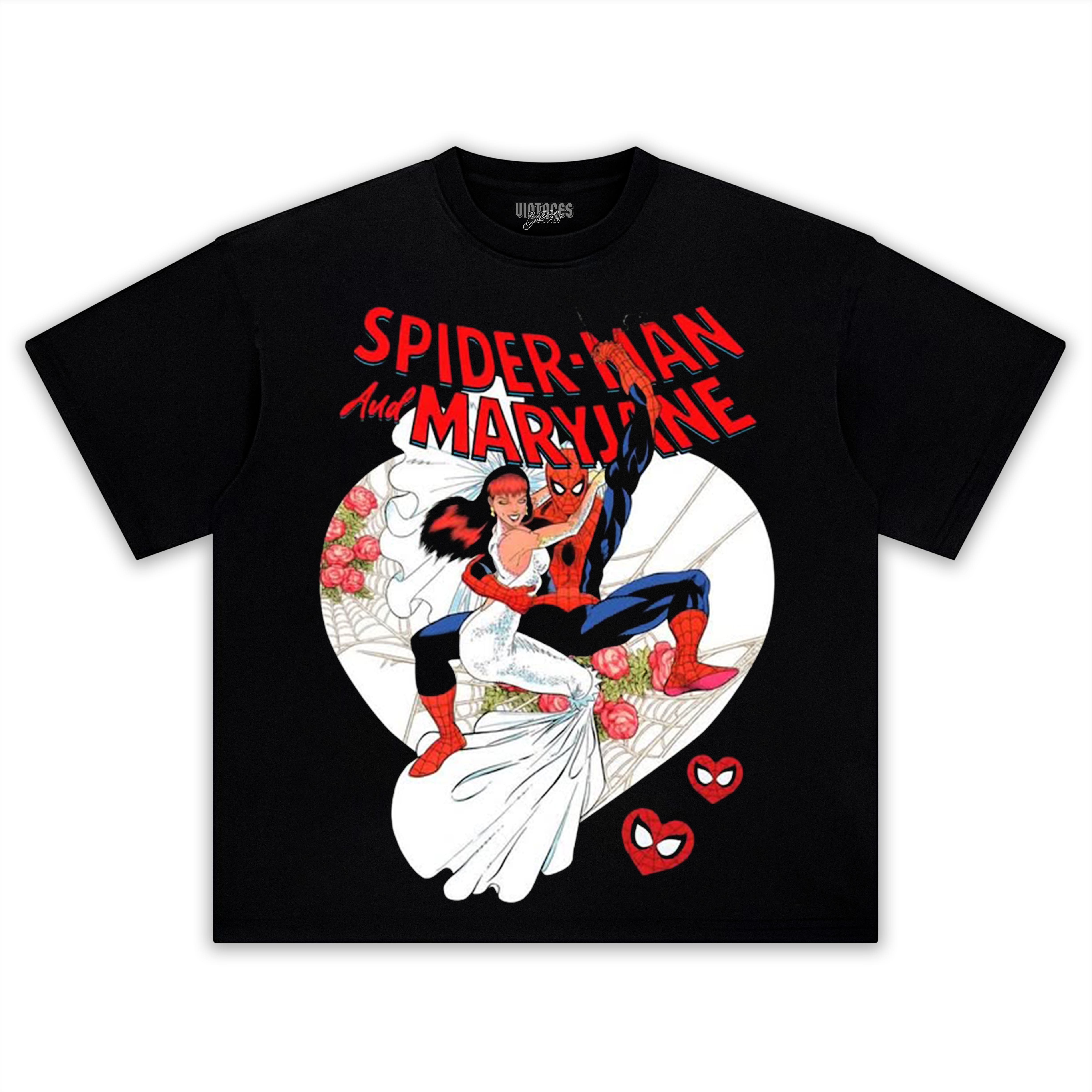 SPIDER-MAN AND MARY JANE WEDDING TEE & LS & HOODIE