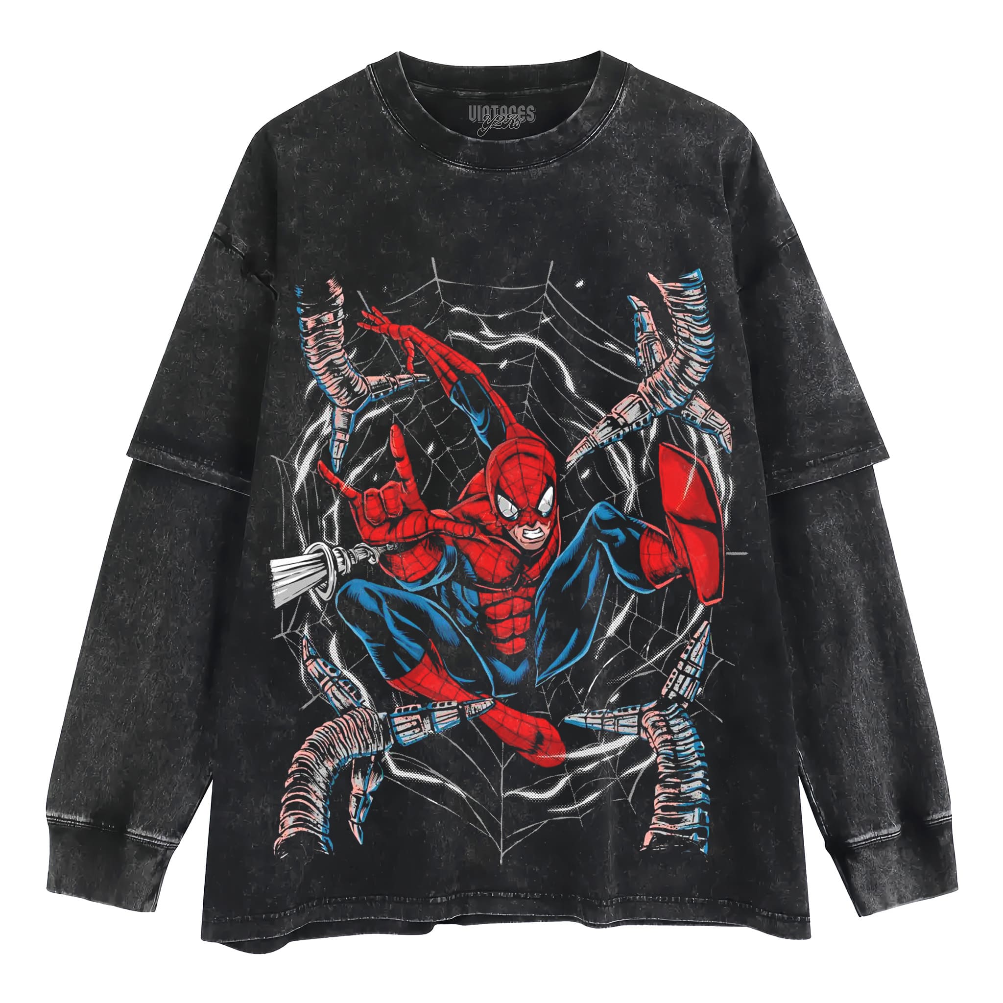 SPIDERMAN VINTAGE 2026 V3 TANK TOP & TEE & LONG SLEEVE & LAYERED LS & HOODIE