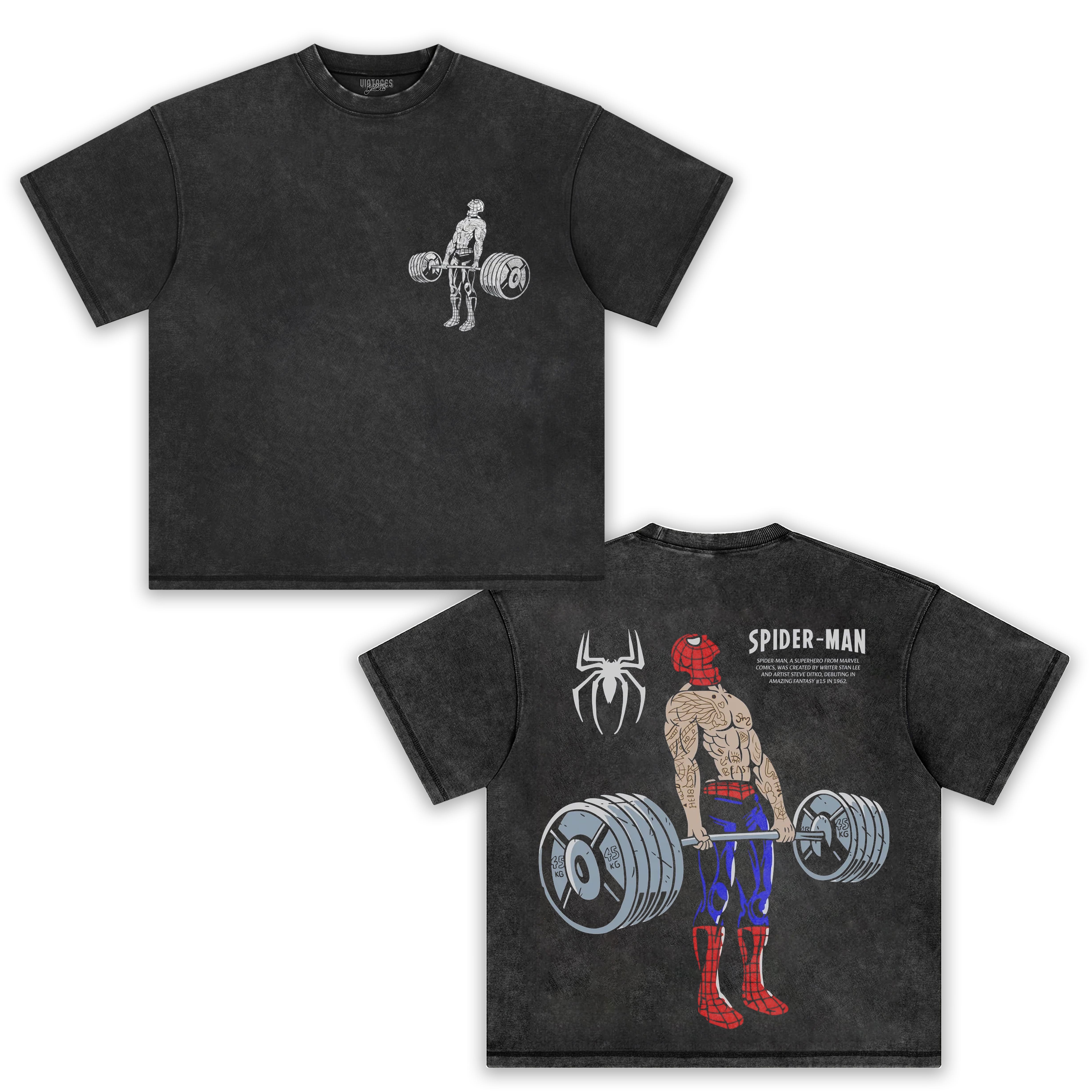 SPIDER MAN GYM-WORKOUT TEE