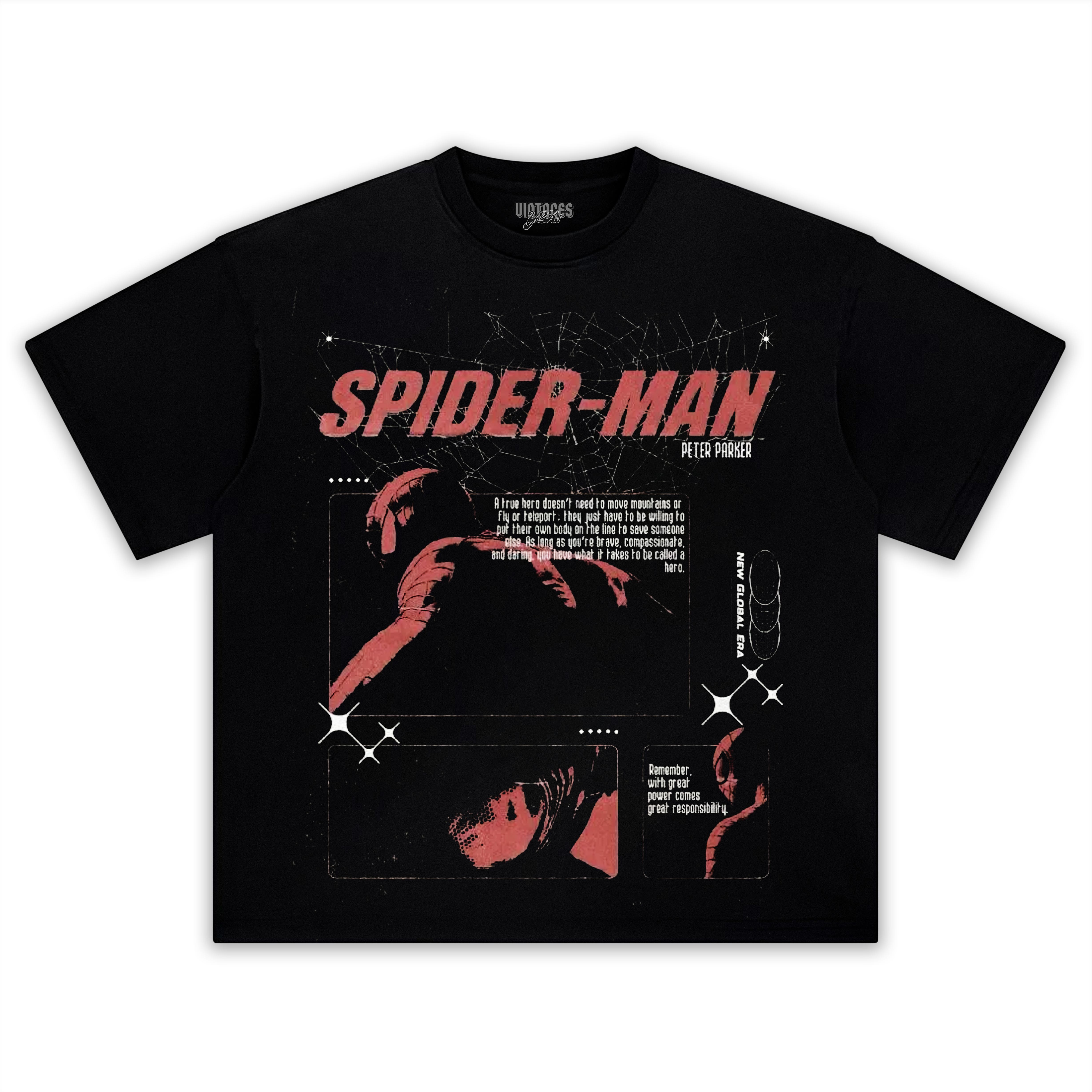 SPIDER MAN VINTAGE TEE & LS & HOODIE
