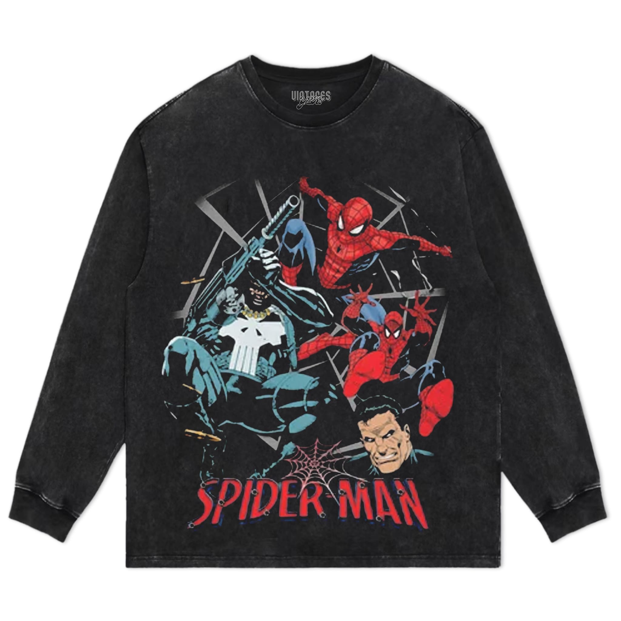 SPIDEY & PUNISHER TANK TOP & TEE & LONG SLEEVE & LAYERED LS & HOODIE