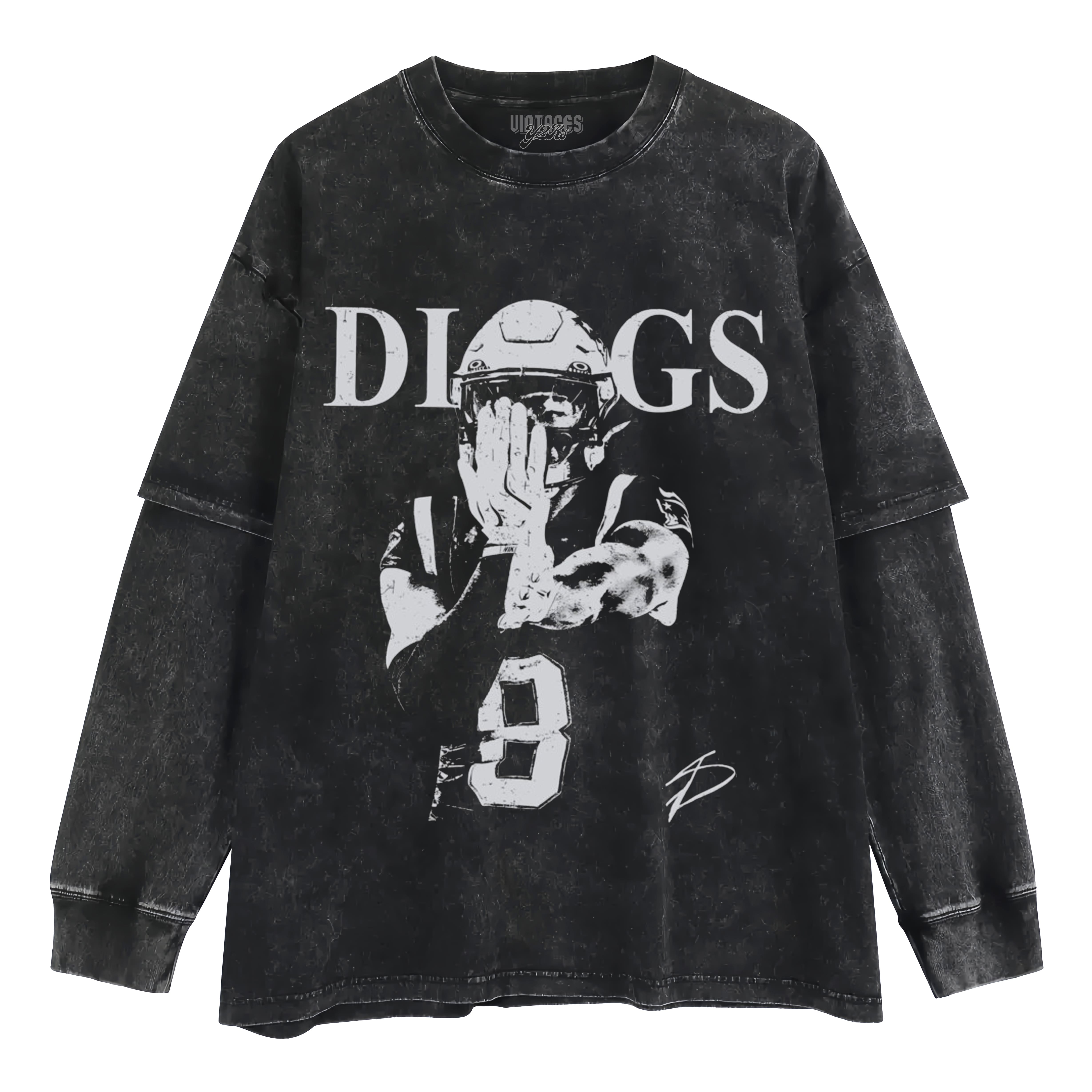 STEFON DIGGS VINTAGE 90S LAYERED LONG SLEEVE