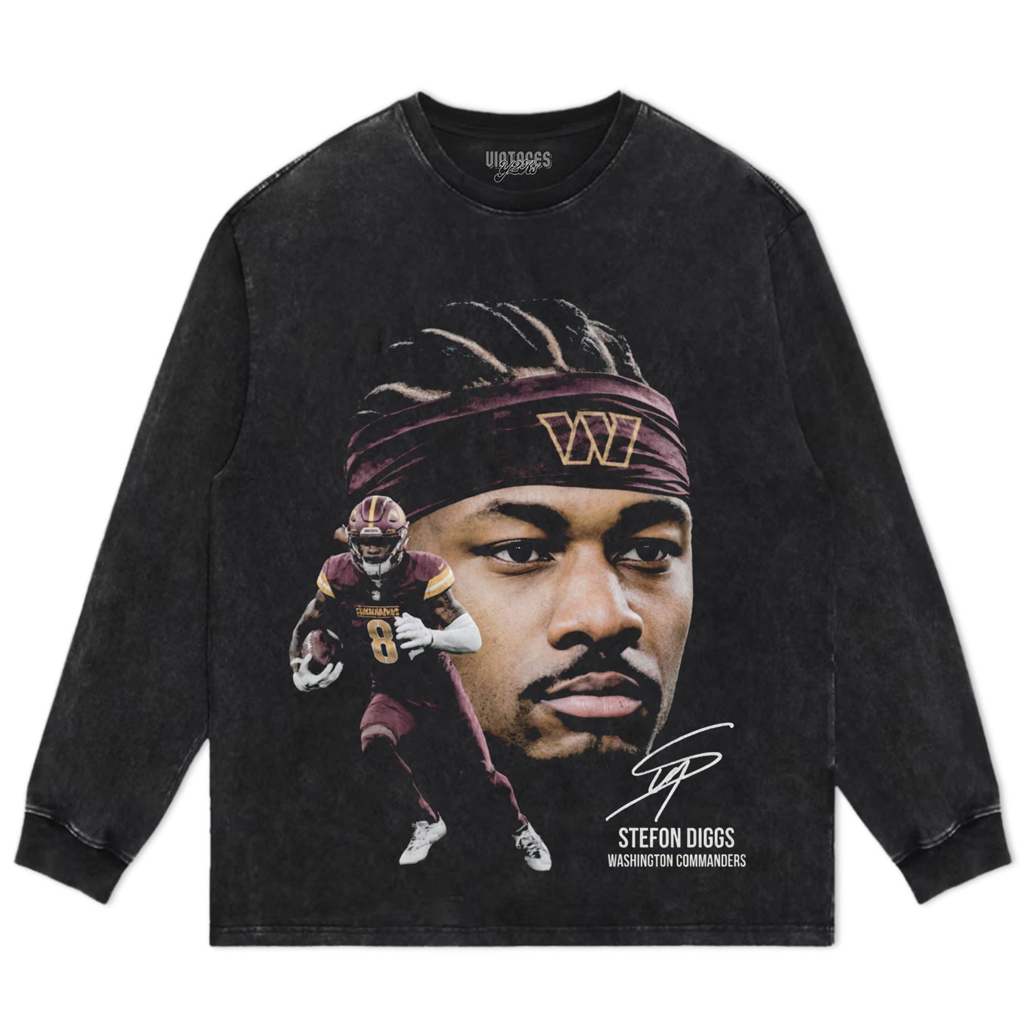 STEFON DIGGS - COMMANDERS TANK TOP & TEE & LONG SLEEVE & LAYERED LS & HOODIE