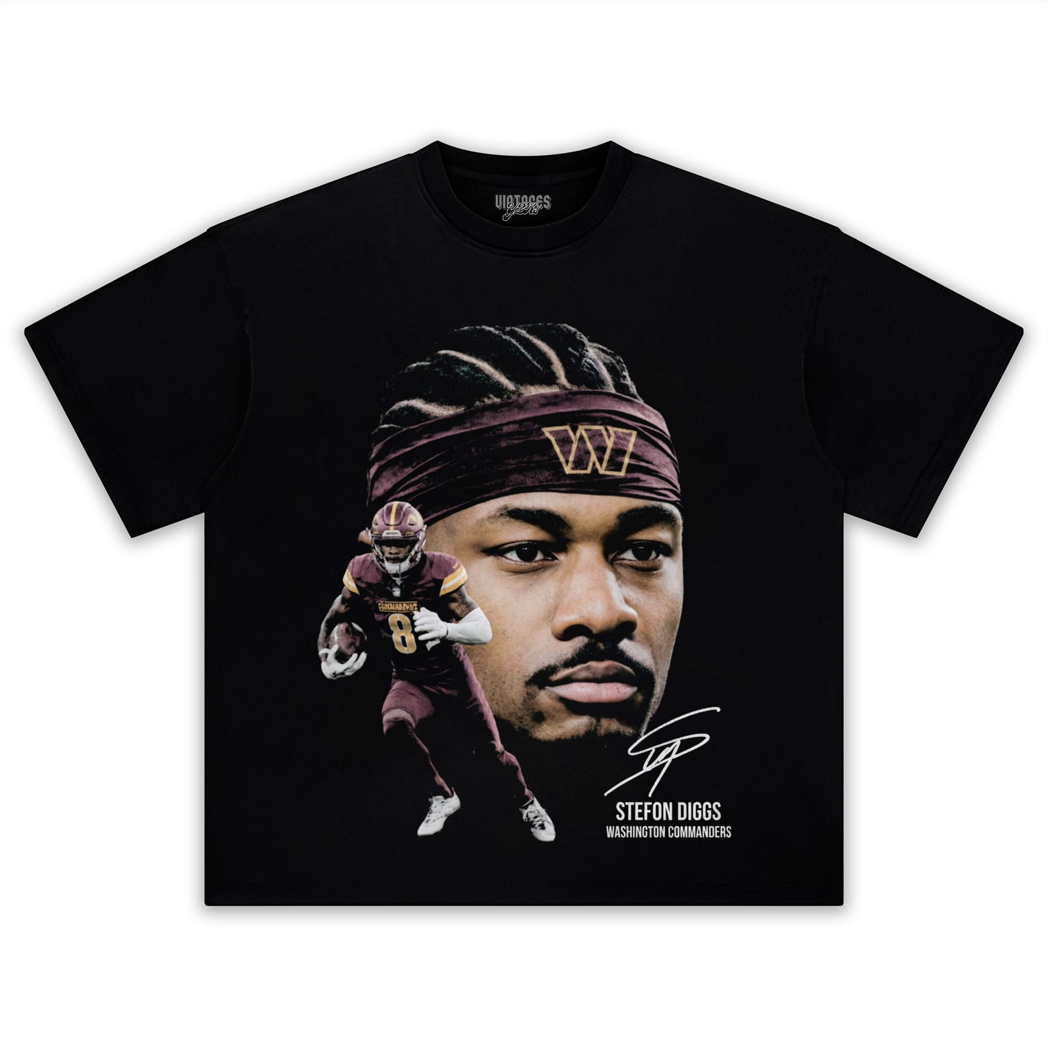 STEFON DIGGS - COMMANDERS TANK TOP & TEE & LONG SLEEVE & LAYERED LS & HOODIE