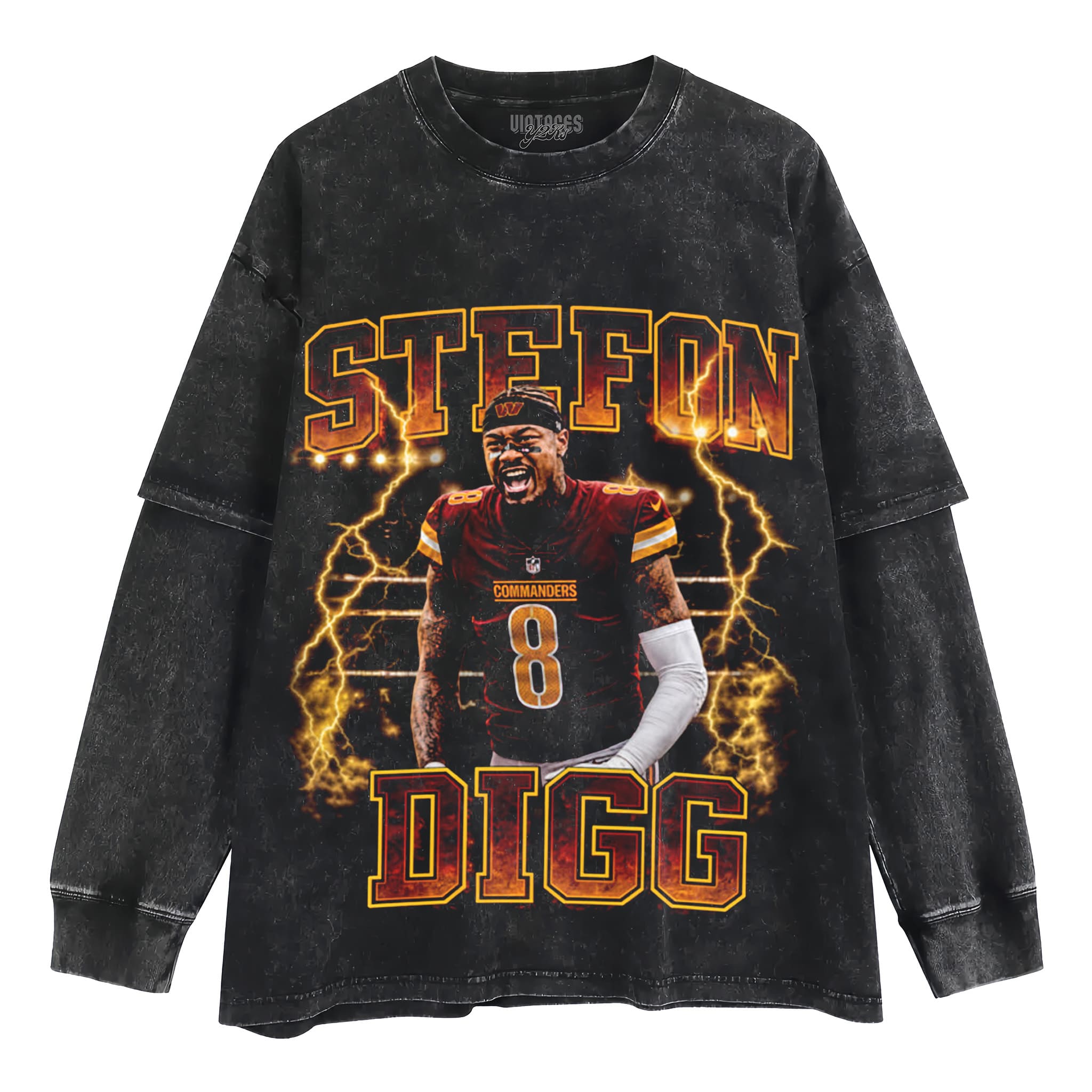 STEFON DIGGS - COMMANDERS V2 TANK TOP & TEE & LONG SLEEVE & LAYERED LS & HOODIE